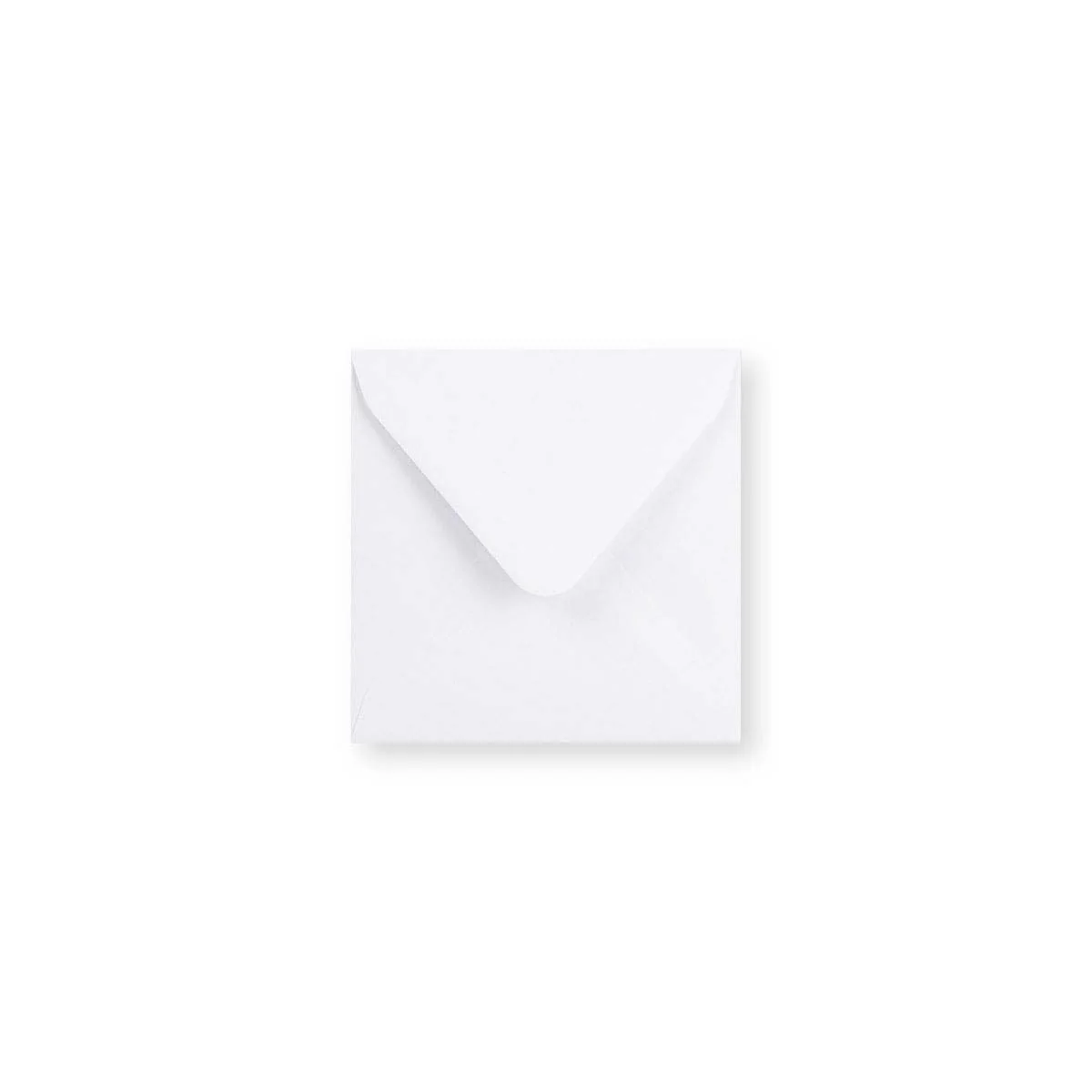 Witte envelop - Punt Flap 105x105 mm