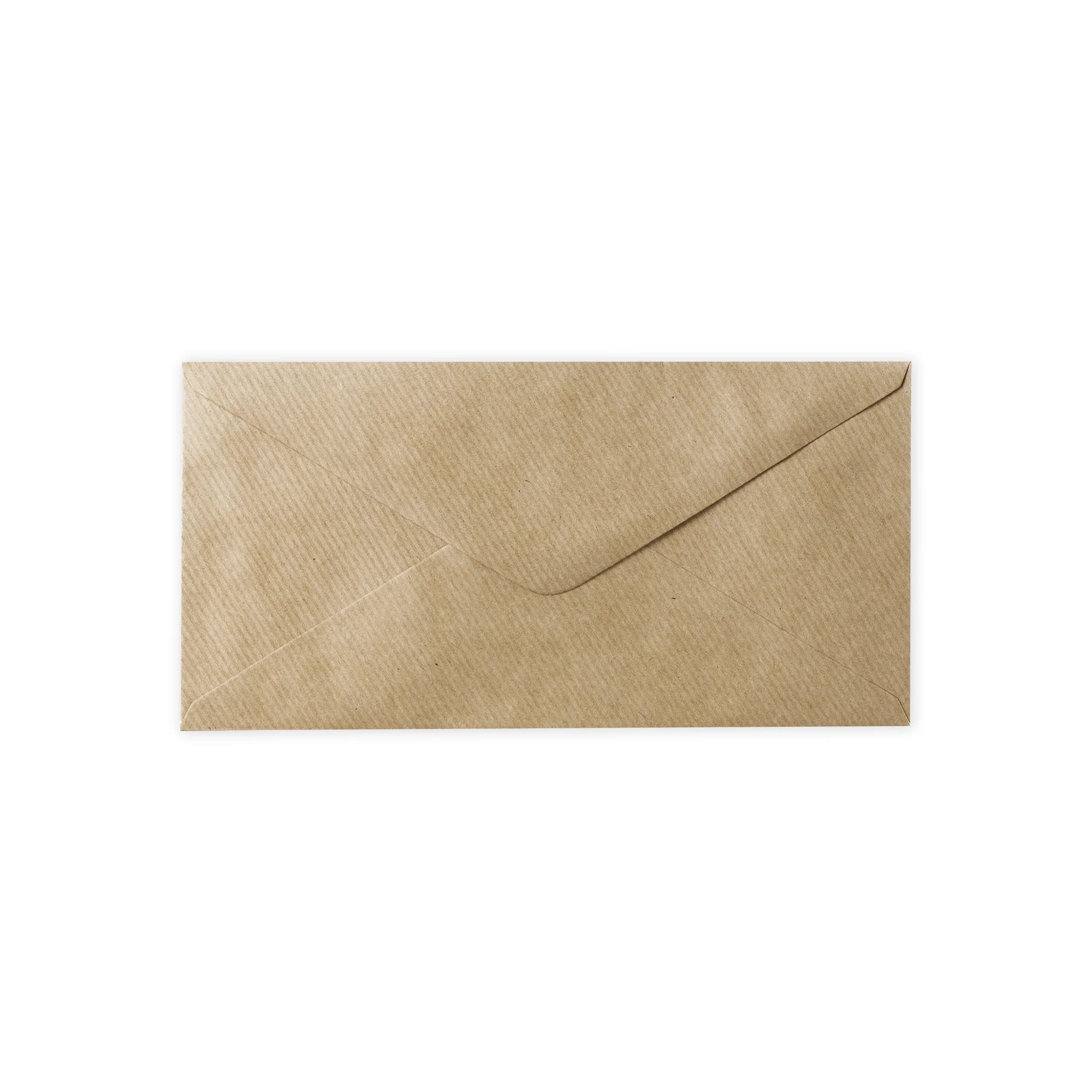 110x220 mm (DL) Bruin Geribbelde Envelop