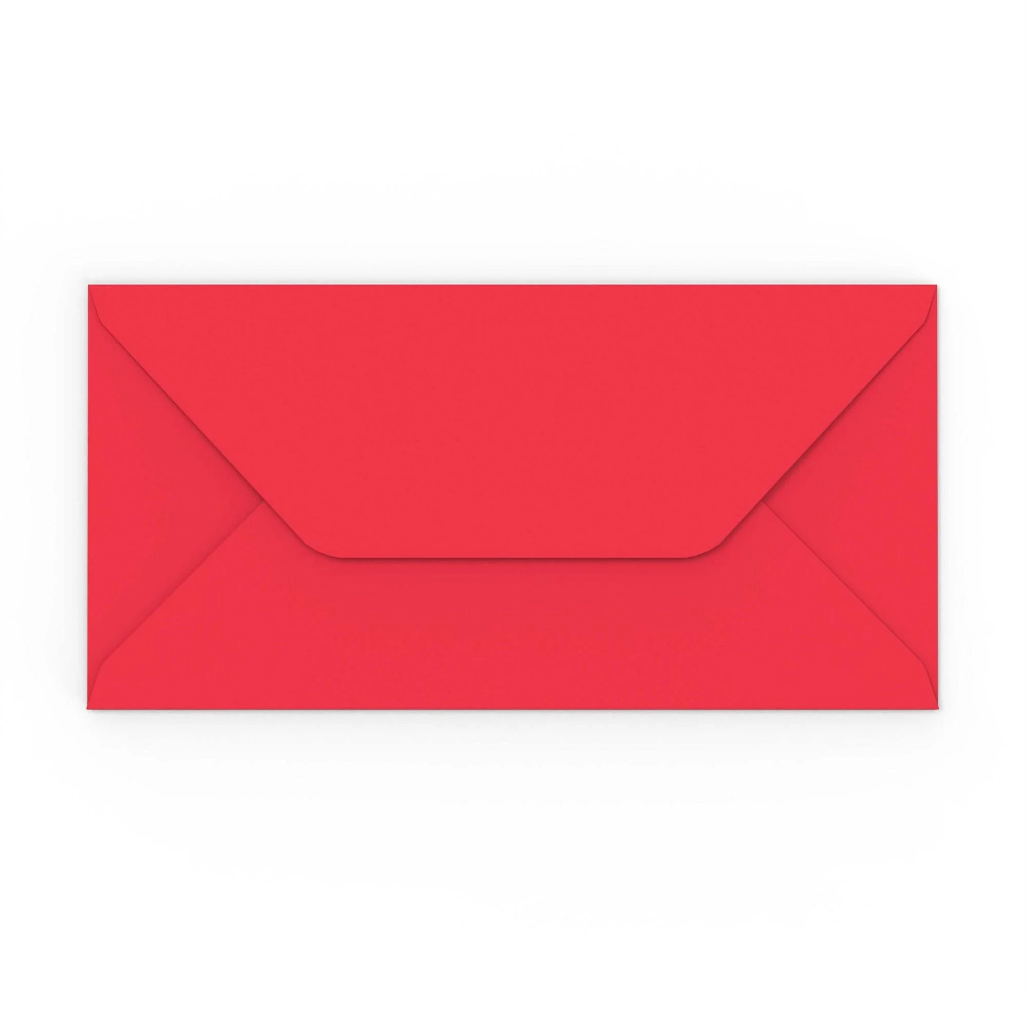 110x220 mm (DL) Donkerrood Envelop