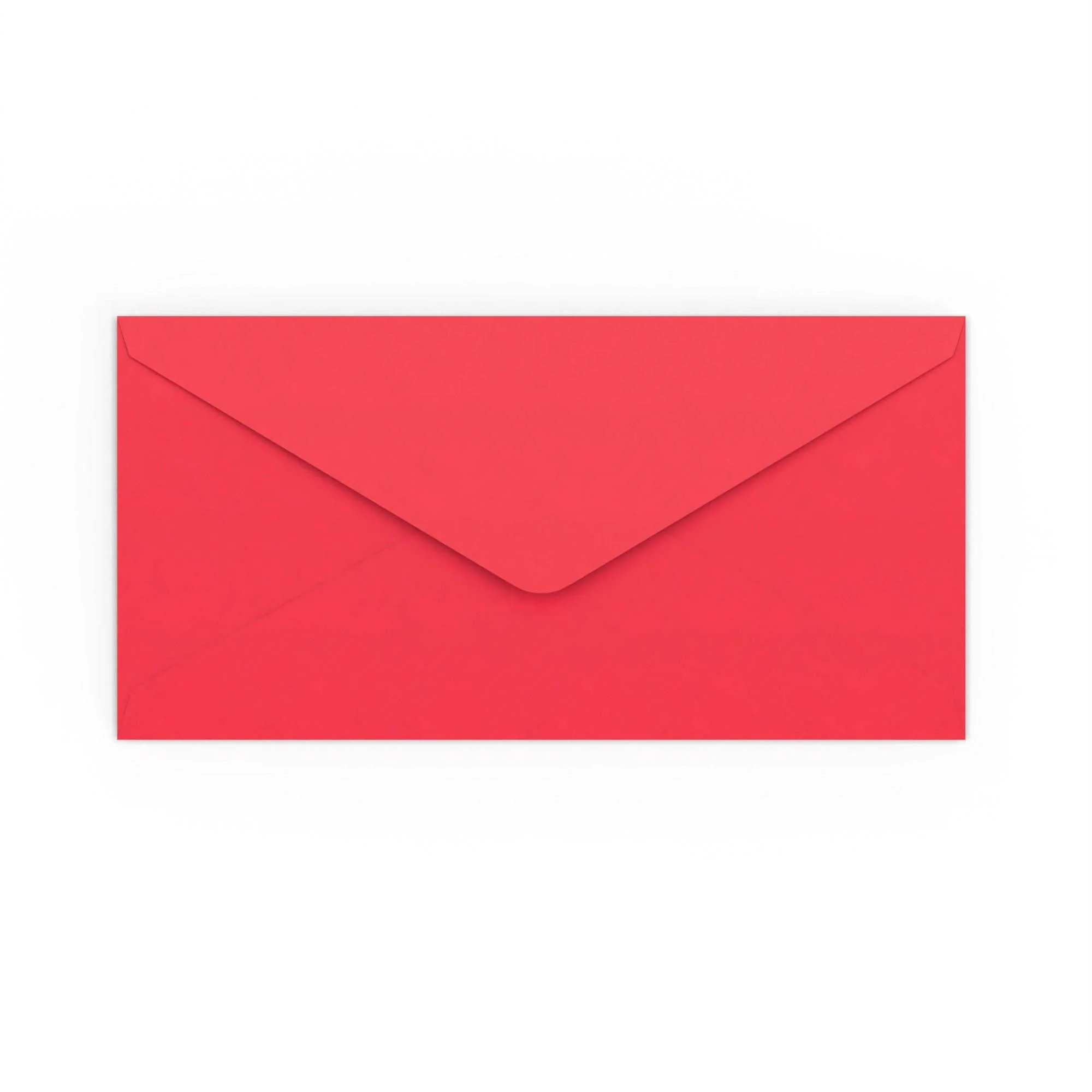 110x220 mm (DL) Helder Rood Envelop