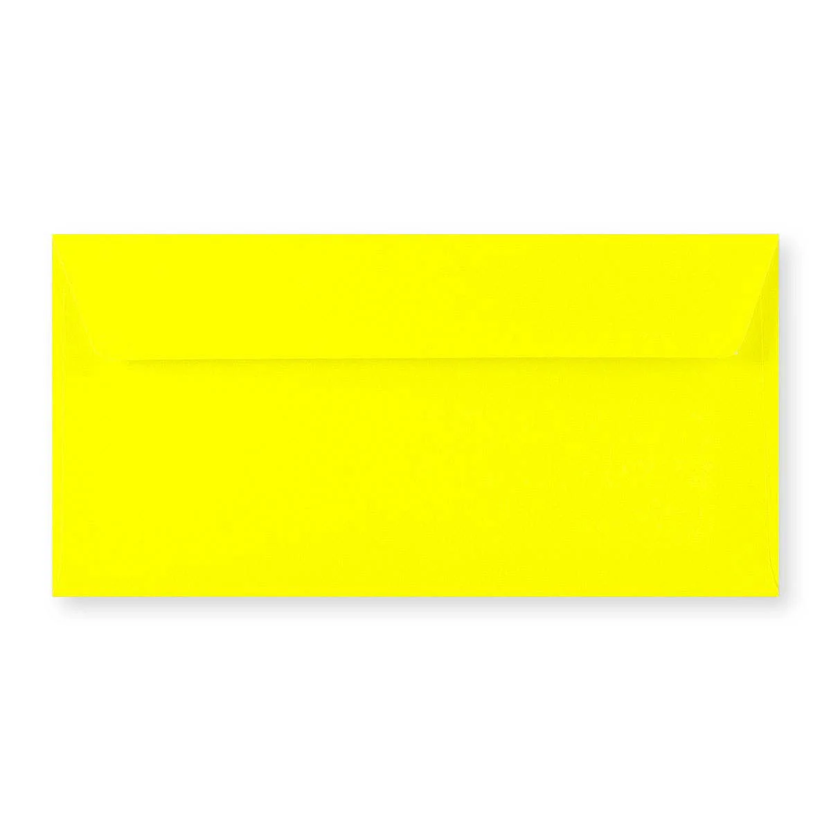 110x220 mm (DL) Neon Geel Envelop