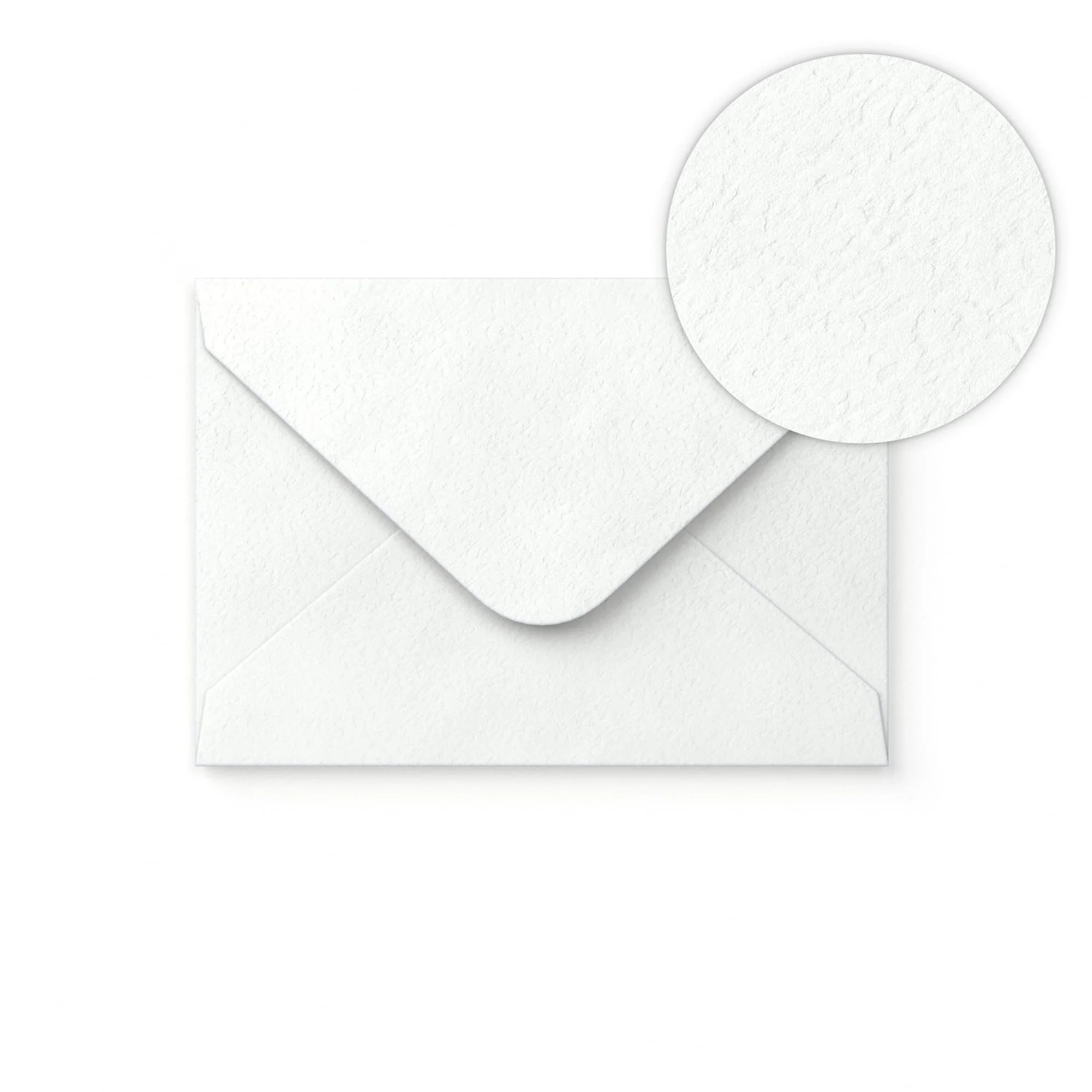 Witte envelop met hamerslagstructuur 114x162 mm (C6)