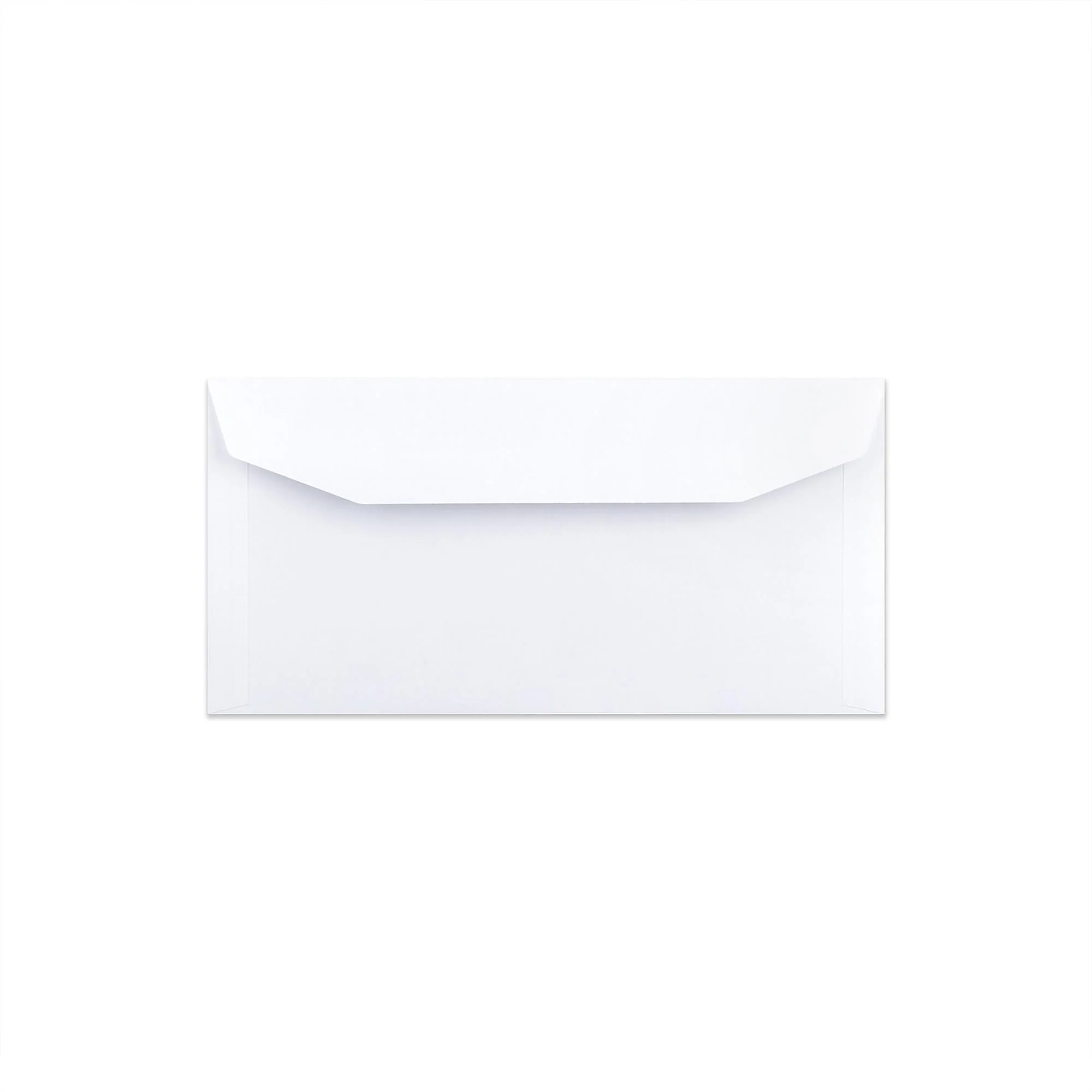 114x229 mm Witte envelop met venster - Image 2