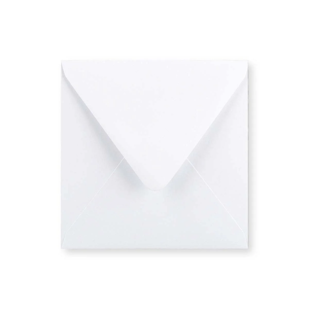 Witte envelop - Punt Flap 120x120 mm