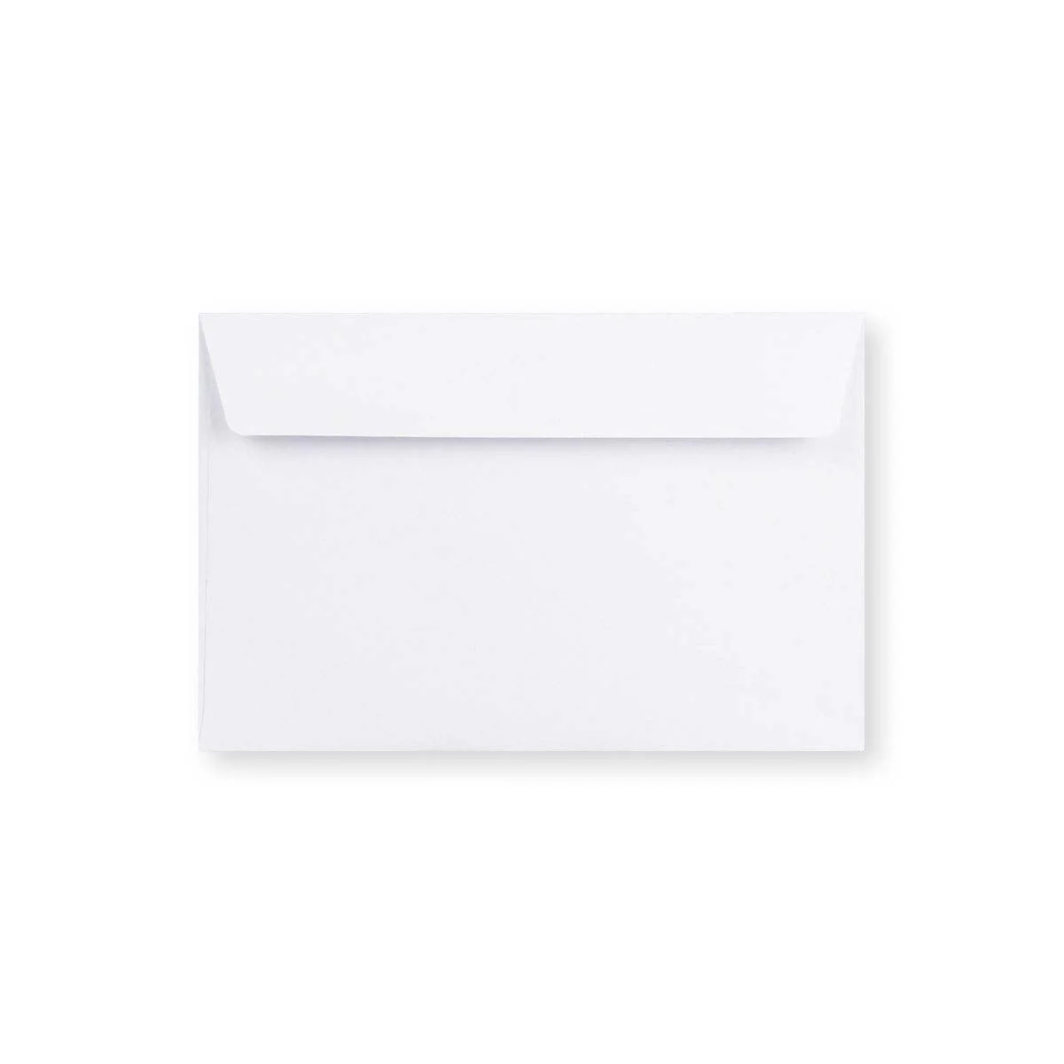 Witte Envelop - Rechte Flap 121x184 mm