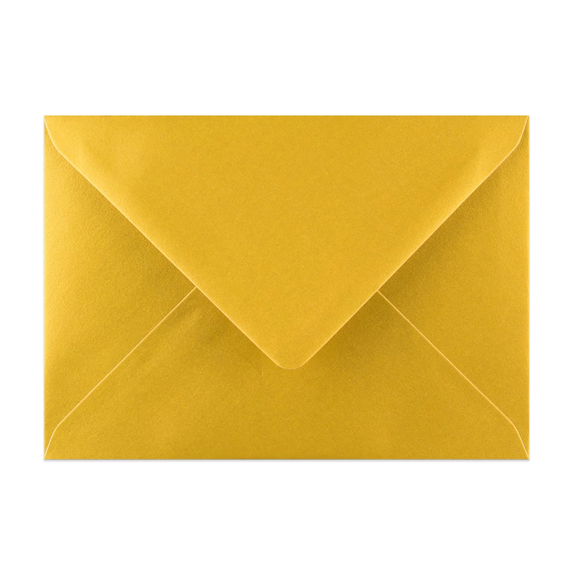 125x175 mm Metalen Gouden Envelop