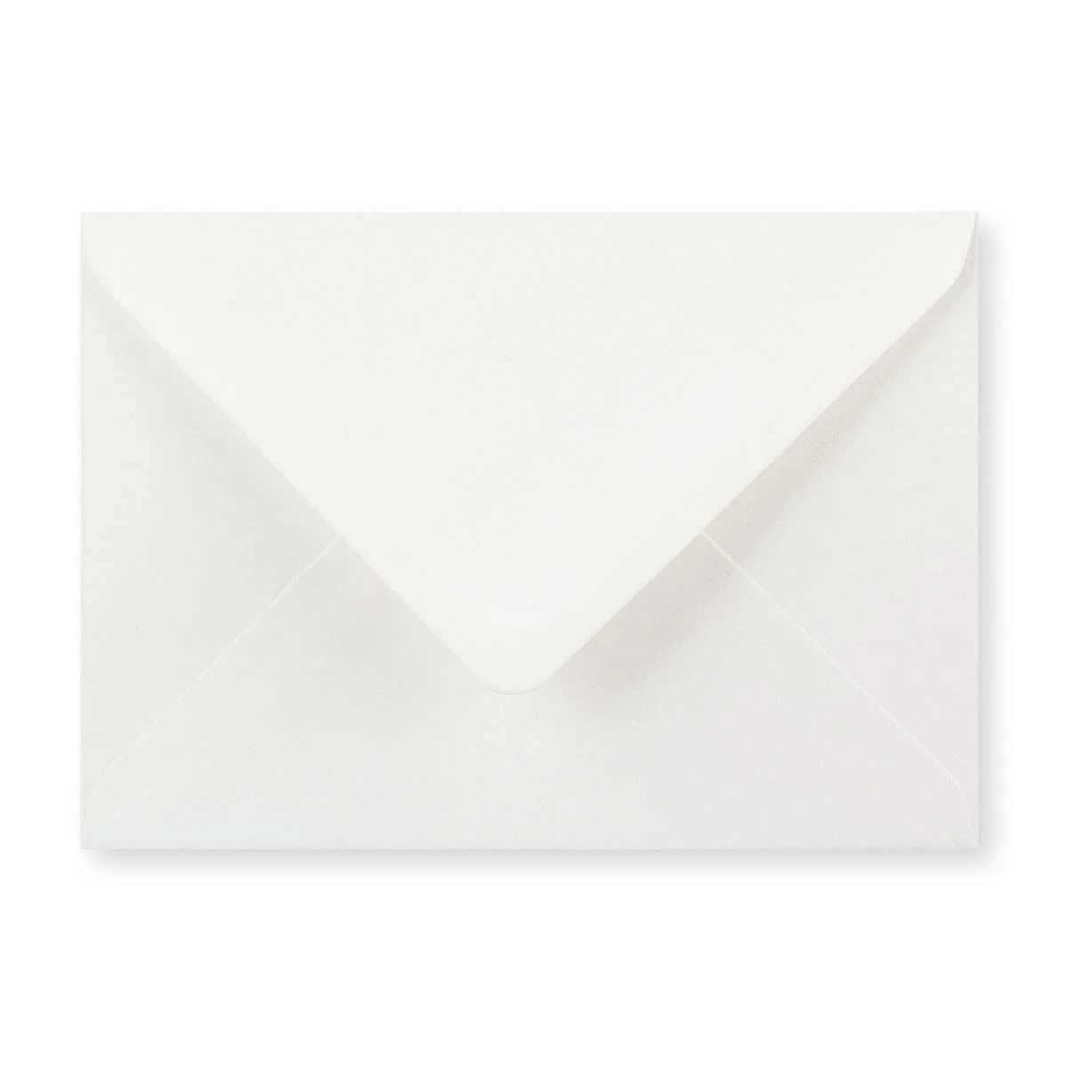 Witte geribbelde lichtgewicht envelop (90 g/m²) 125x175 mm