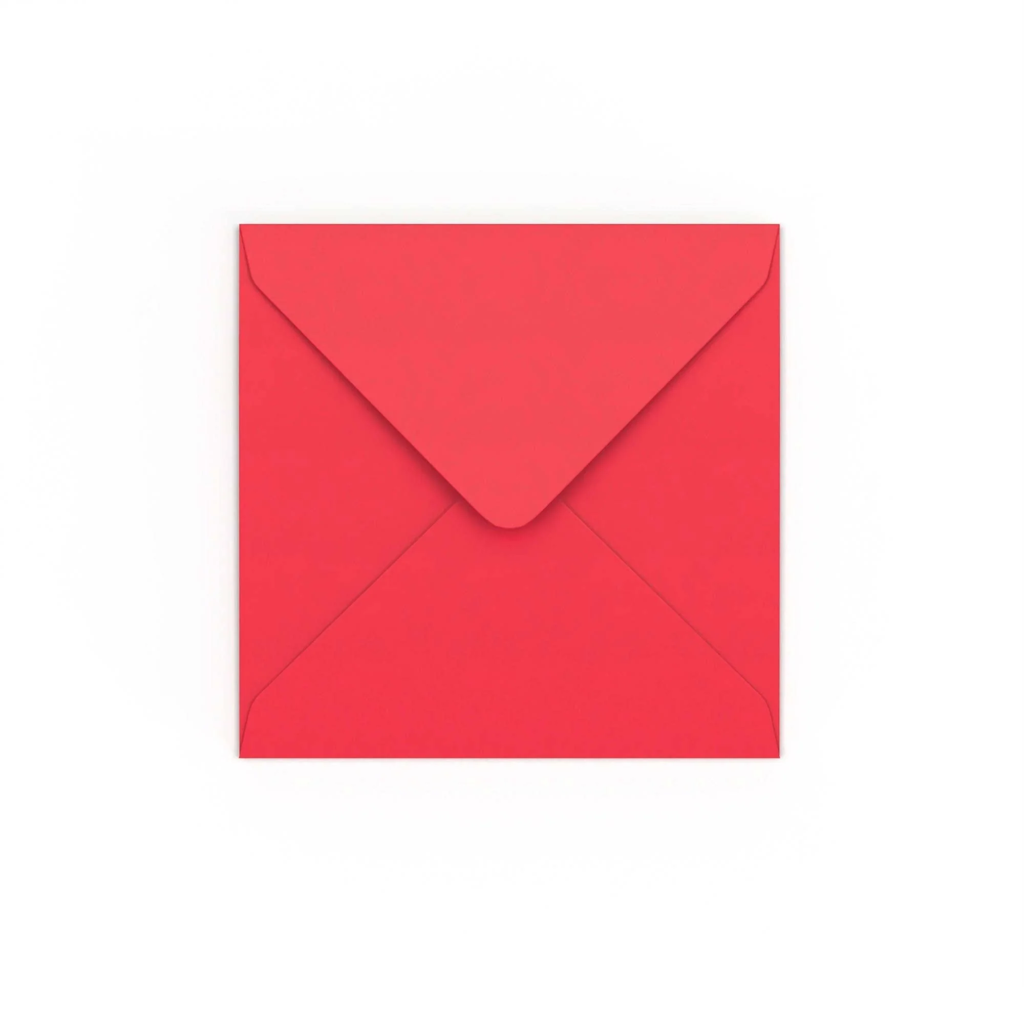 130x130 mm Helder Rood Envelop