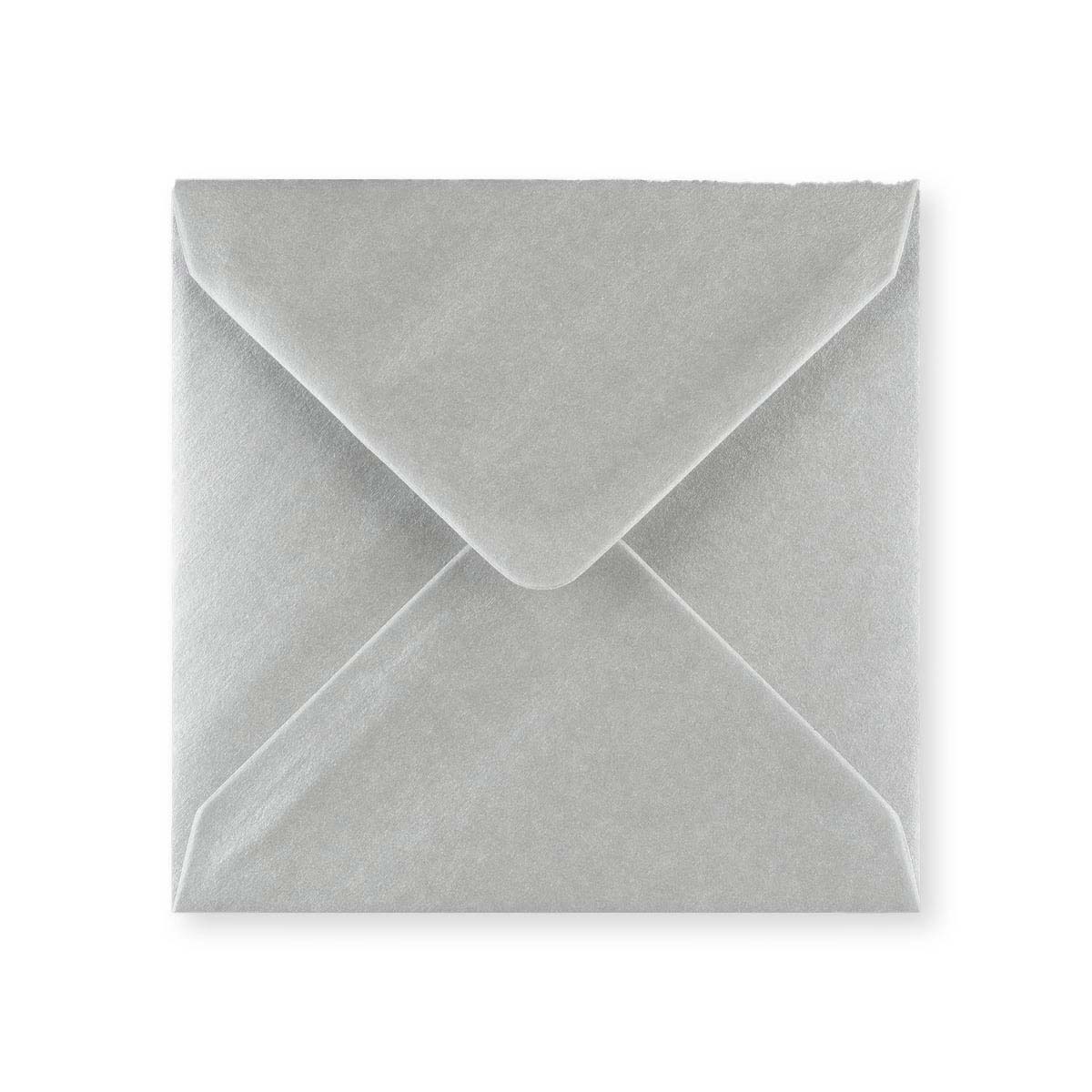 130x130 mm Metalen Zilver Envelop