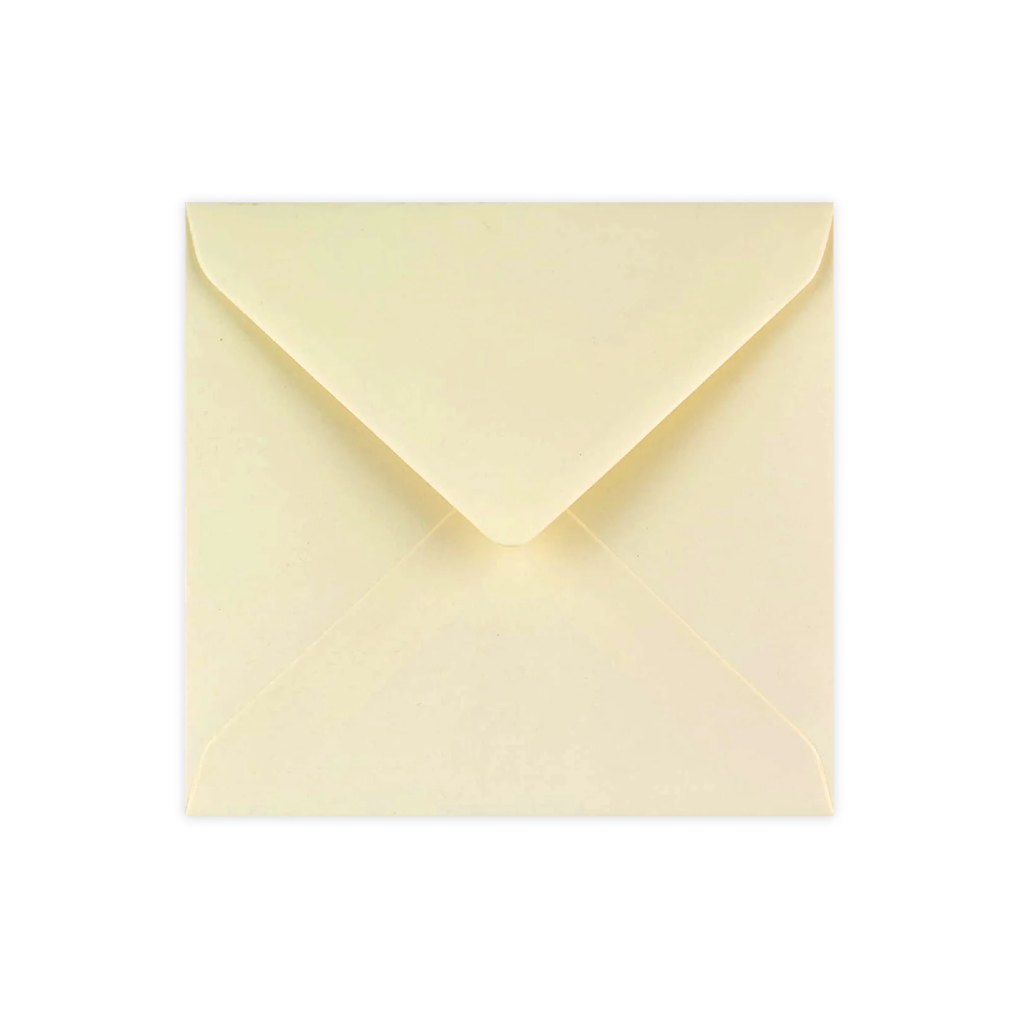 155x155 mm Ivoor Geweven Envelop