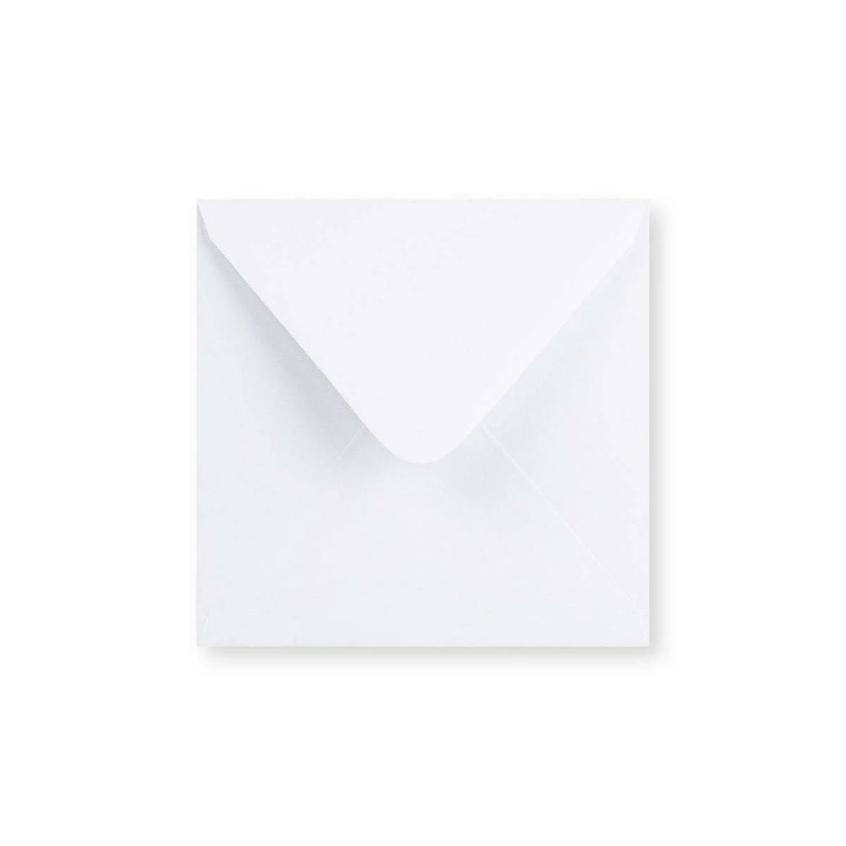 Witte envelop - Punt Flap 155x155 mm