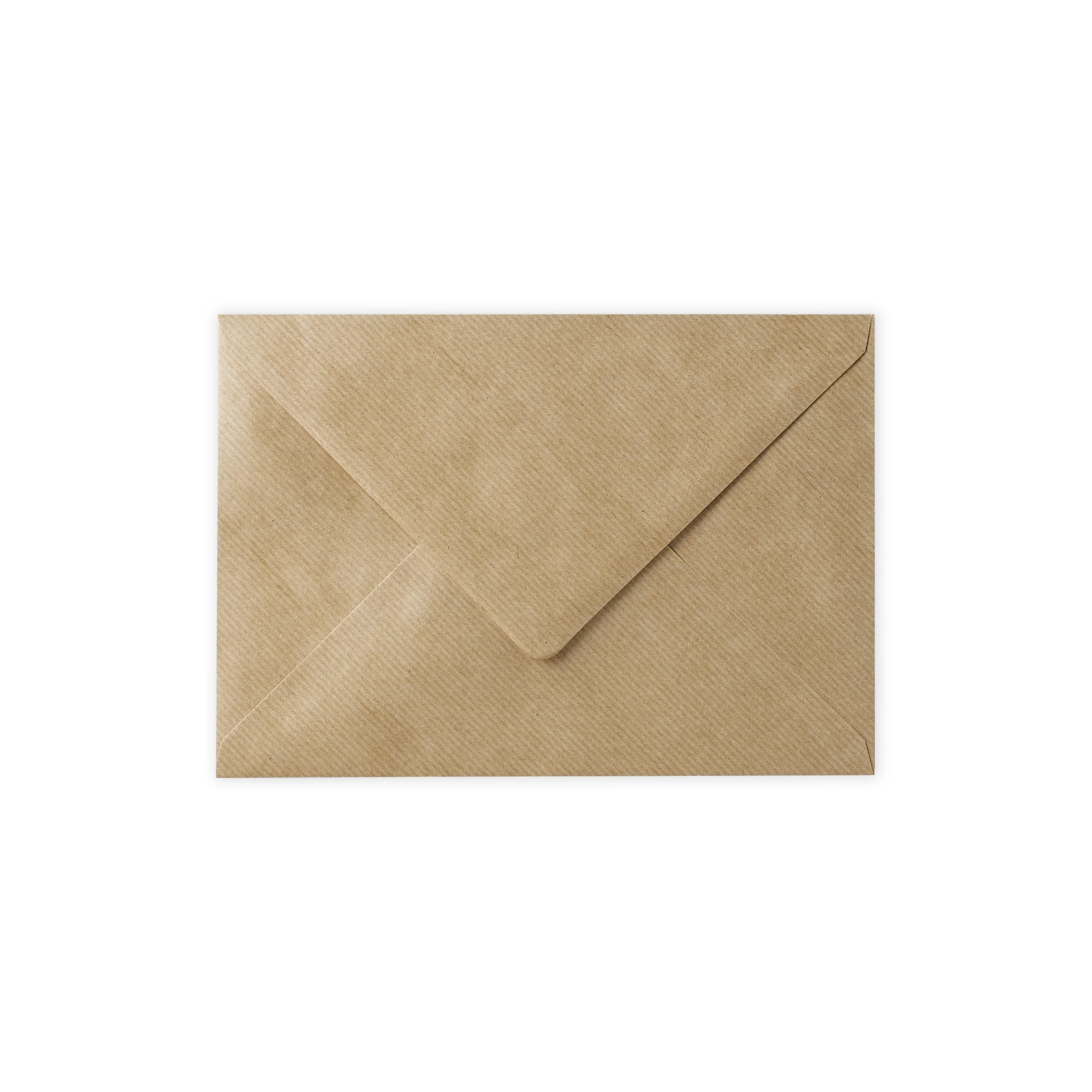 162x229 mm (C5) Bruin Geribbelde Envelop