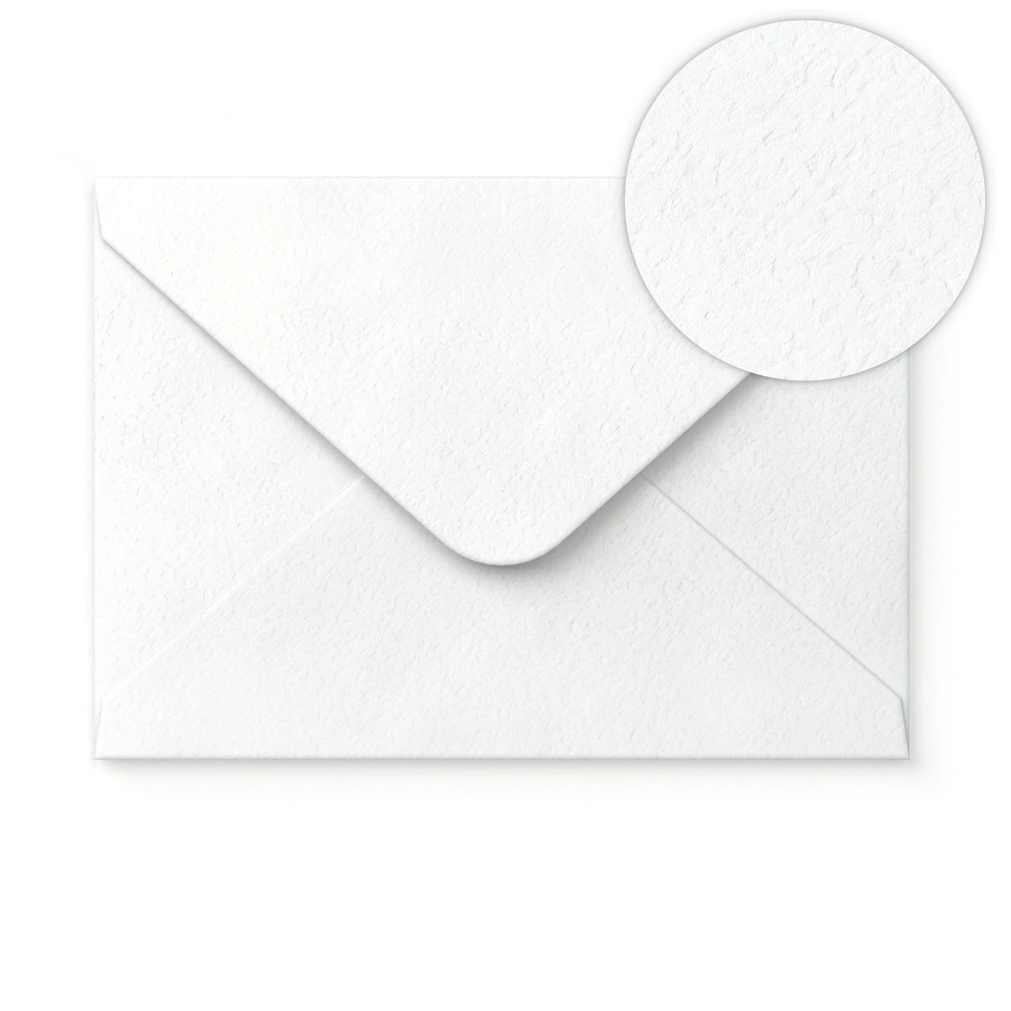 Witte envelop met hamerslagstructuur 162x229 mm (C5)