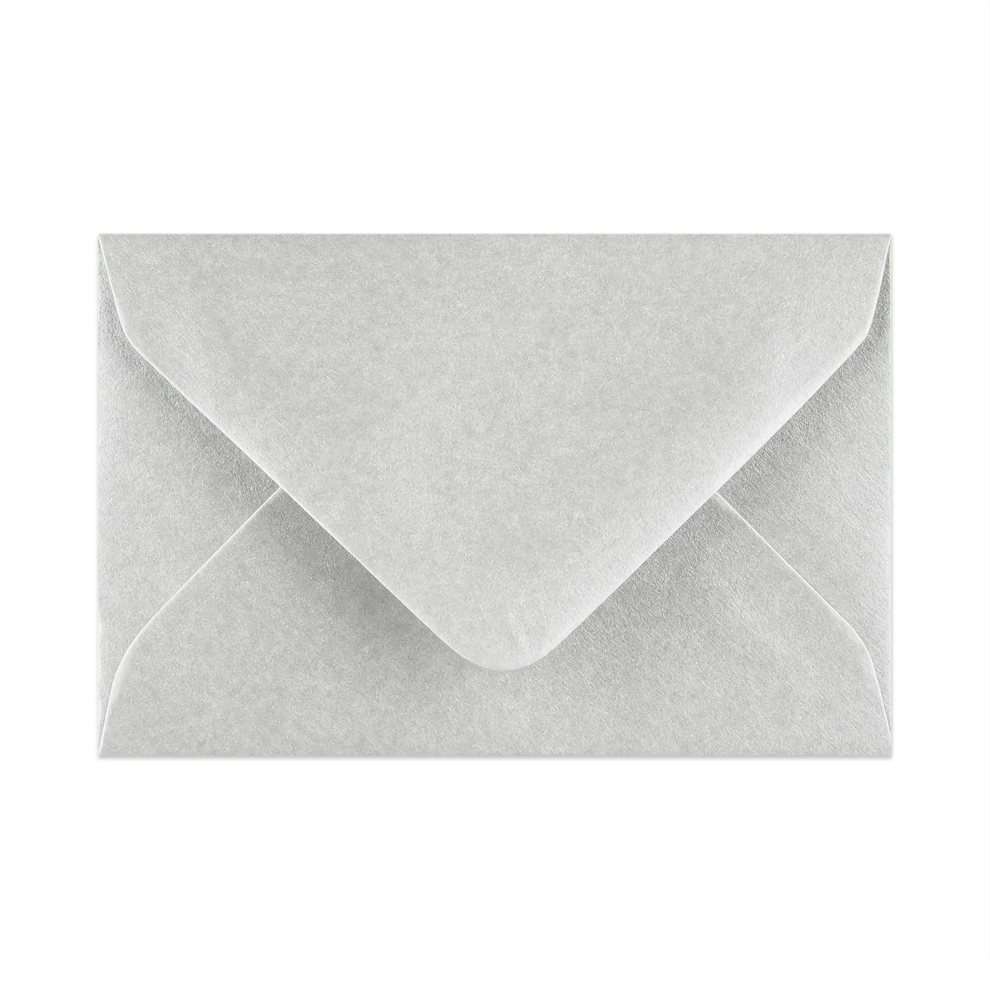 62x94 mm Metalen Zilver Envelop
