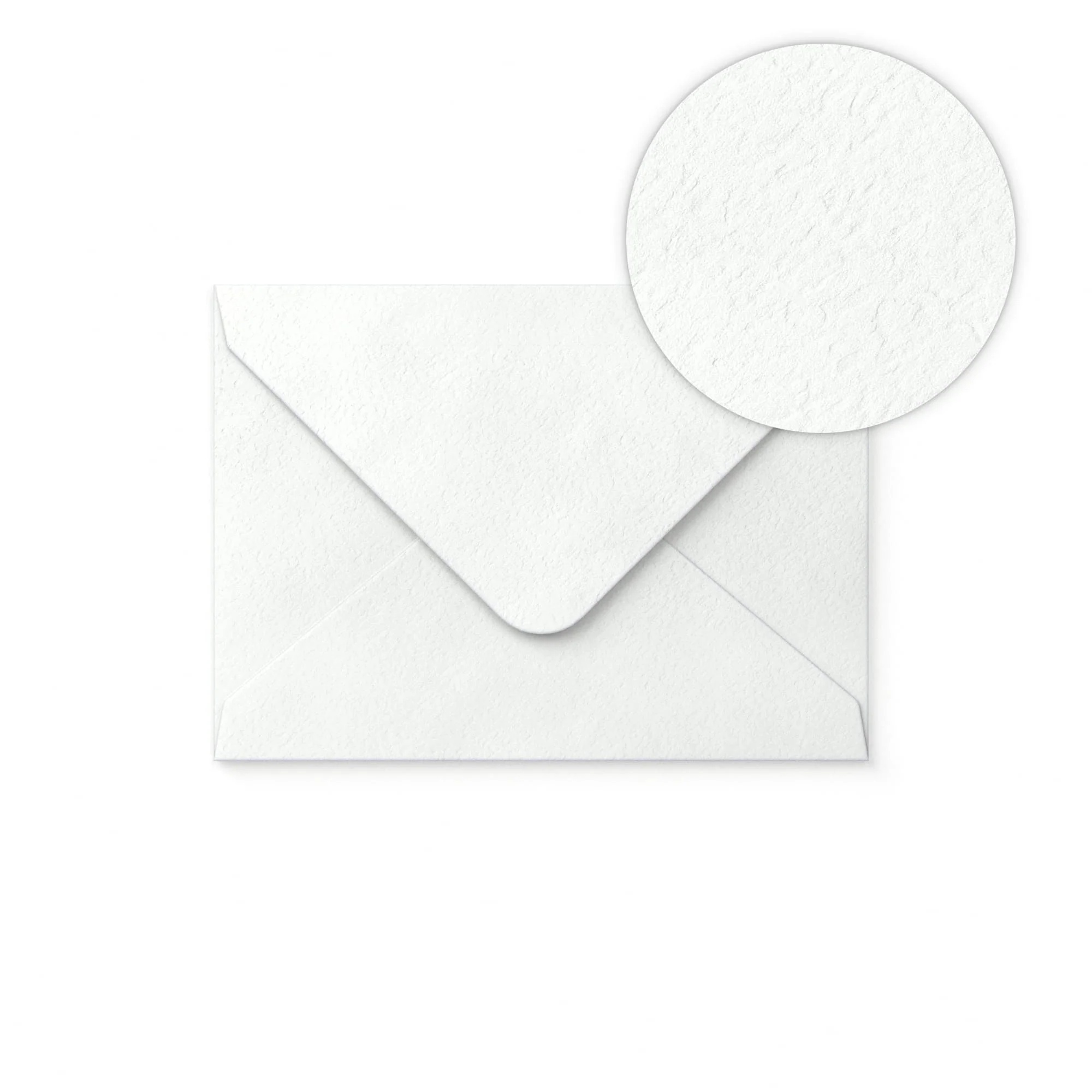 Witte envelop met hamerslagstructuur 82x113 mm (C7)
