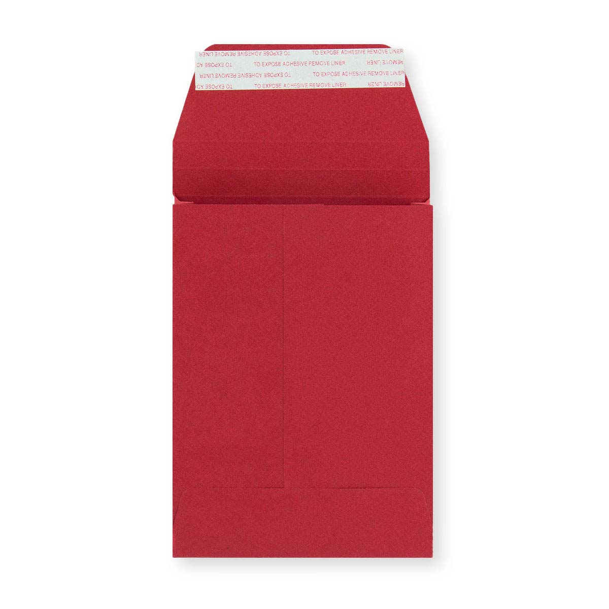 Donkerrood harmonica-envelop 162x114x25 mm (C6)