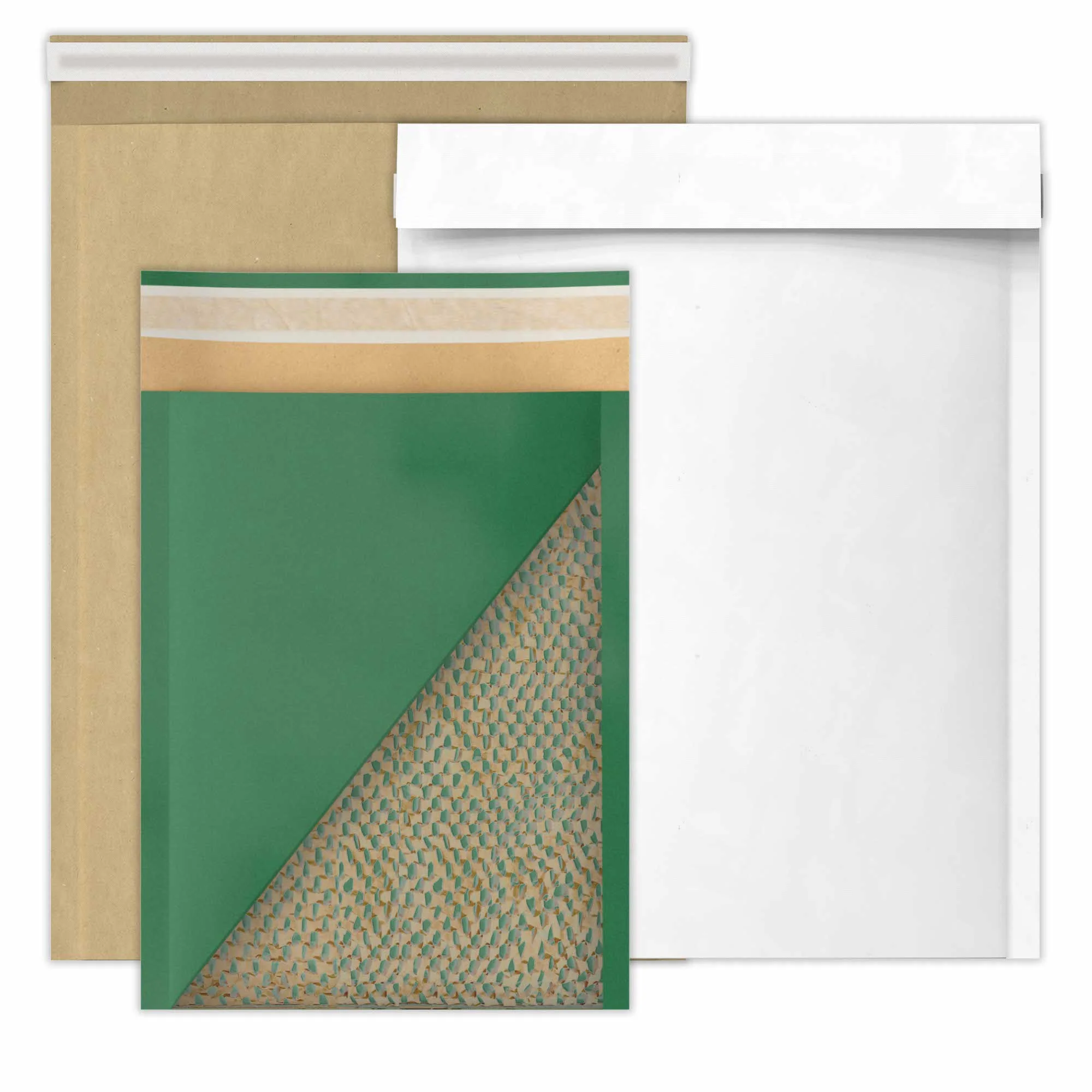 ECO gewatteerde enveloppen - Honeycomb