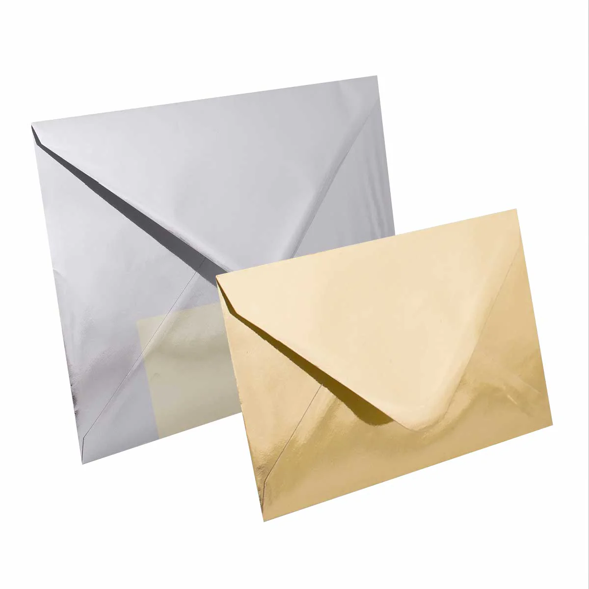 Enveloppen met spiegeleffect