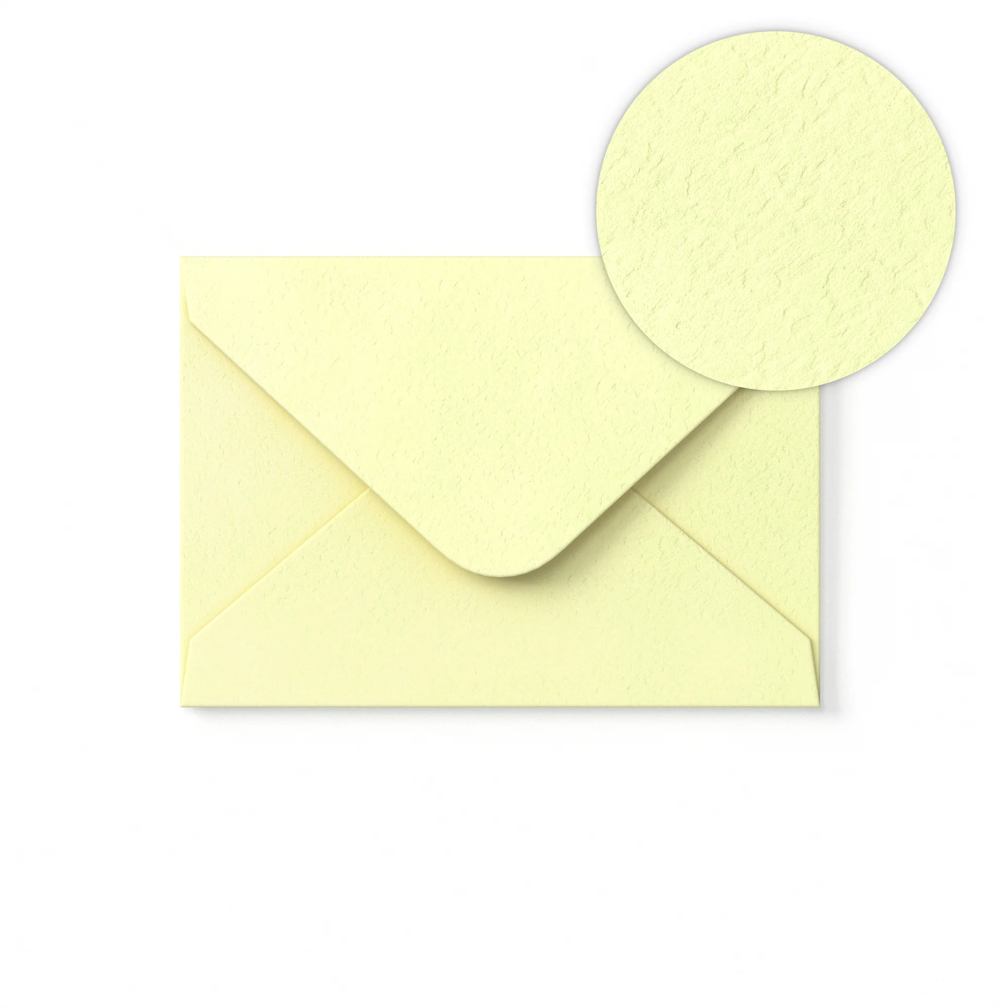 Ivoorkleurige Envelop met Hamerslagstructuur 114x162 mm (C6)