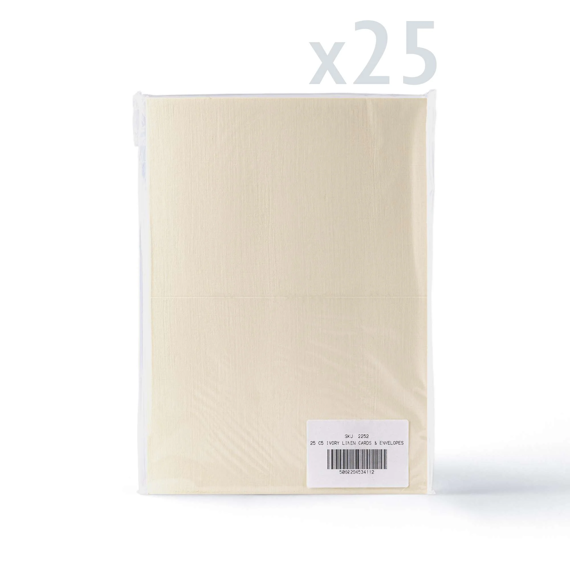 Kaarten en enveloppen met linnenstructuur – verpakking - Image 28