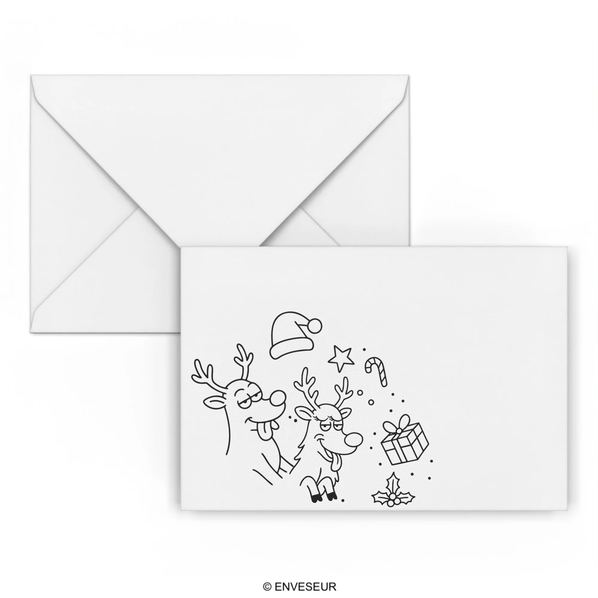 Kerstenvelop Grappige Kerst - Image 2