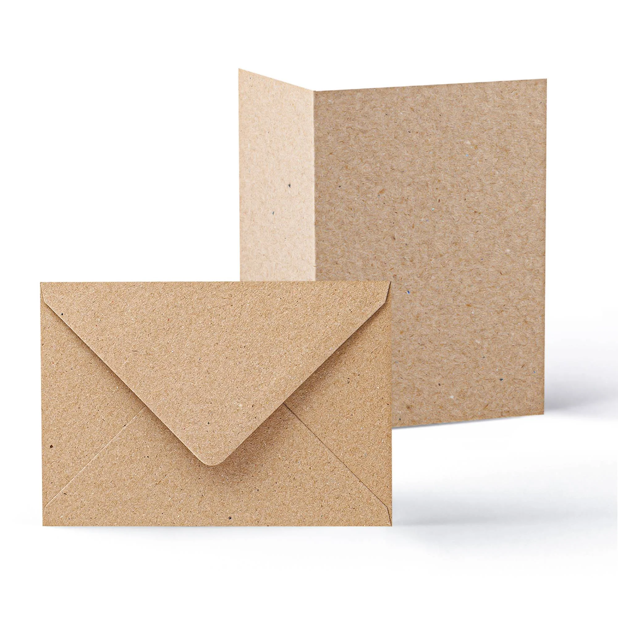 Kraft kaarten en enveloppen - verpakking