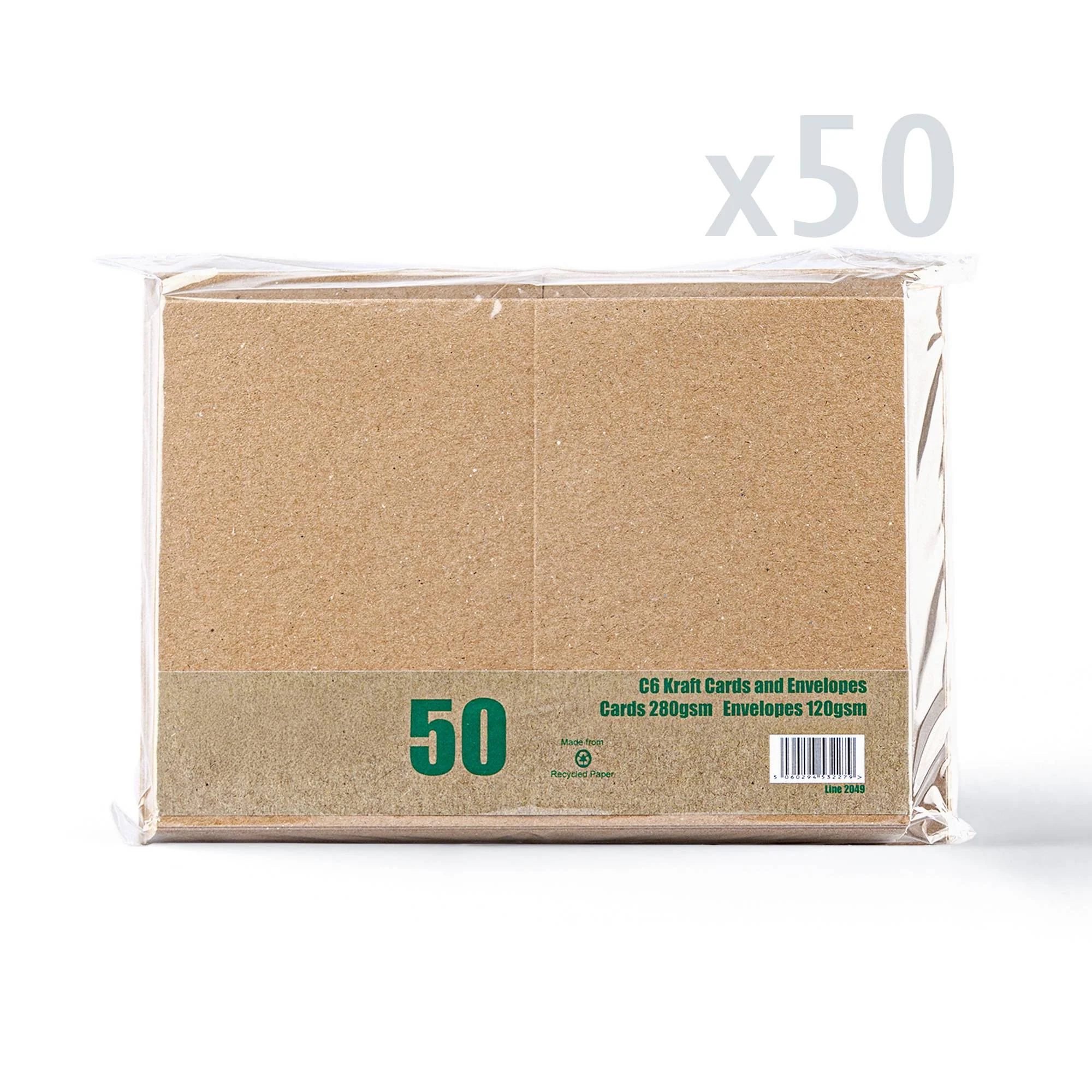 Kraft kaarten en enveloppen - verpakking - Image 4