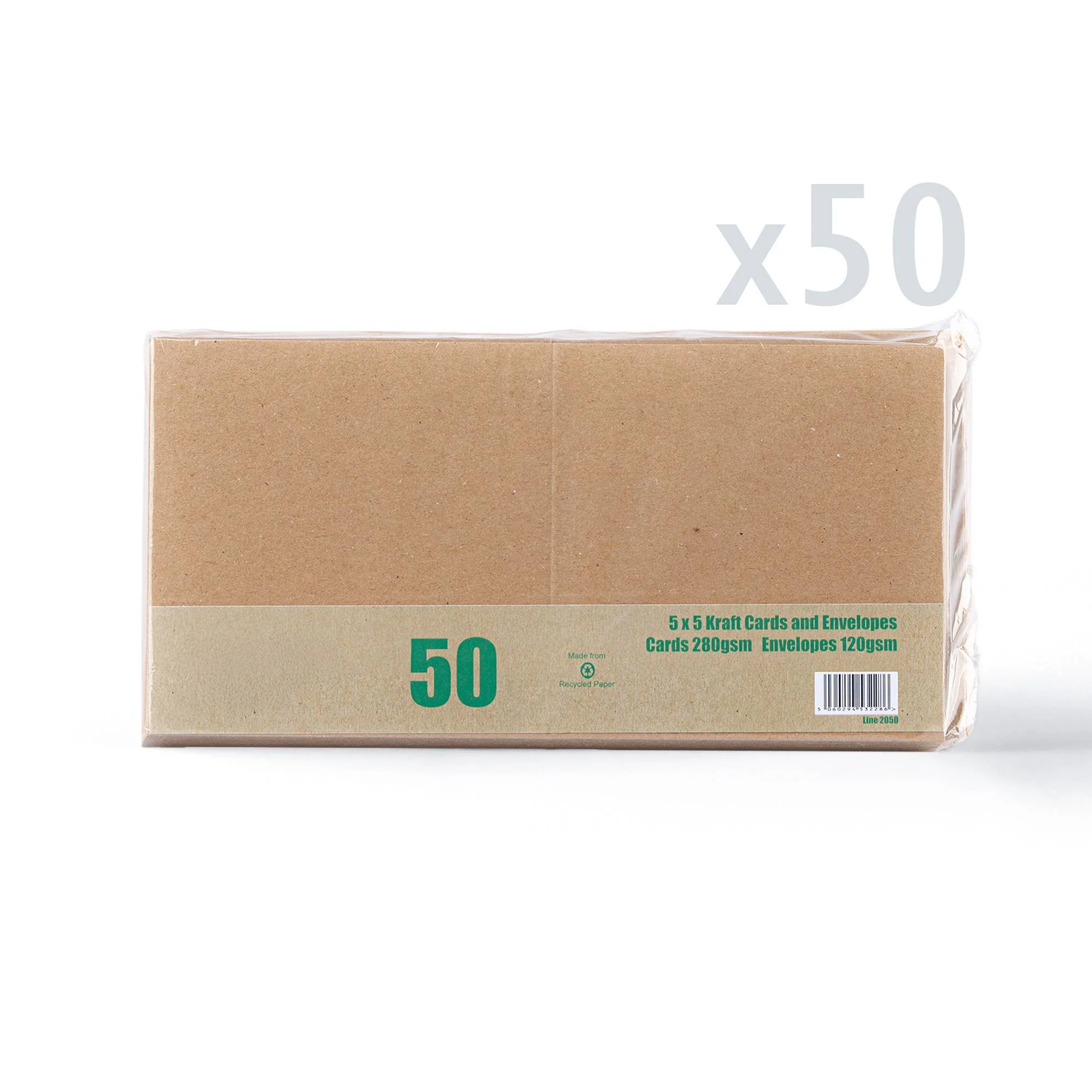 Kraft kaarten en enveloppen - verpakking - Image 8