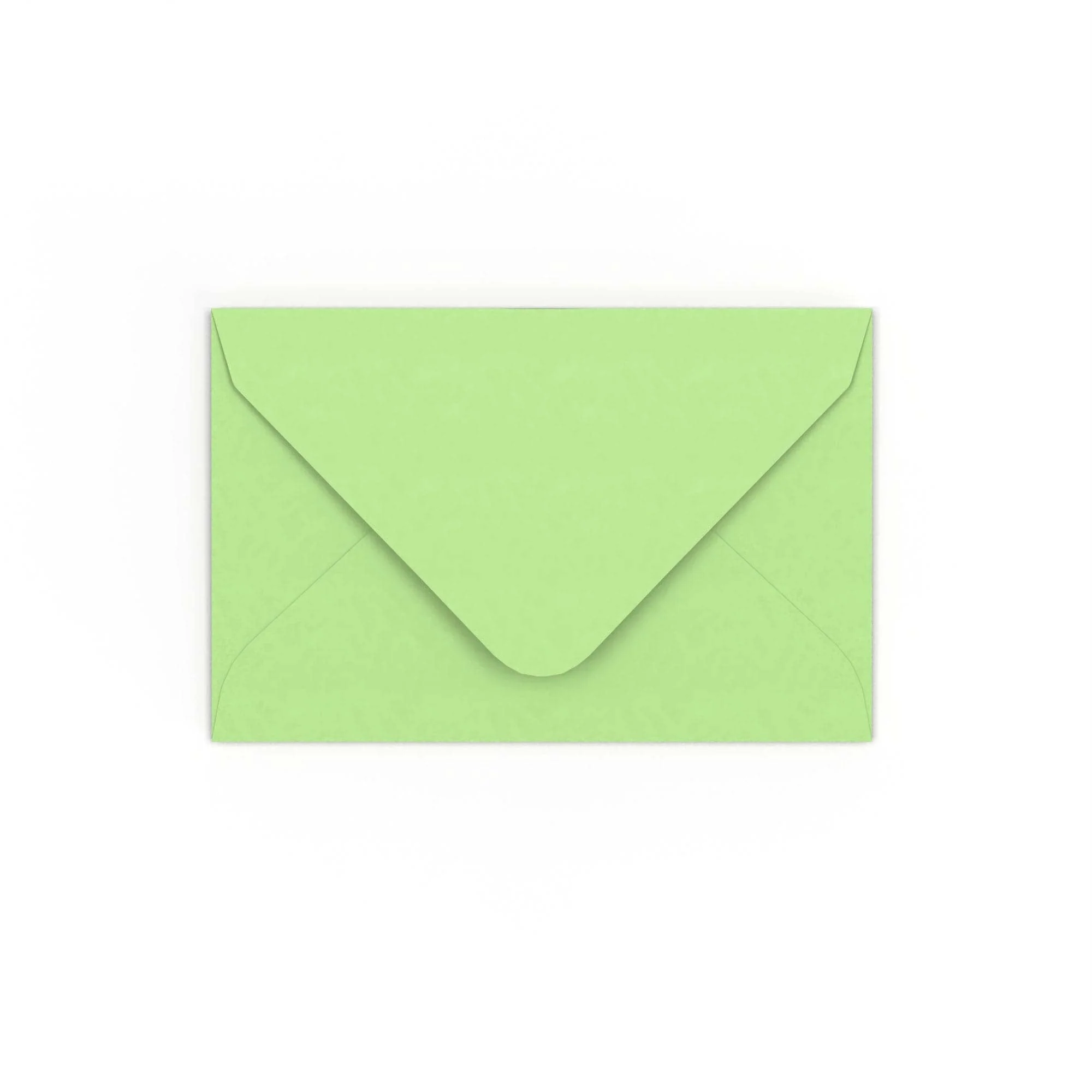 lichtgroen gekleurde envelop 65x94 mm