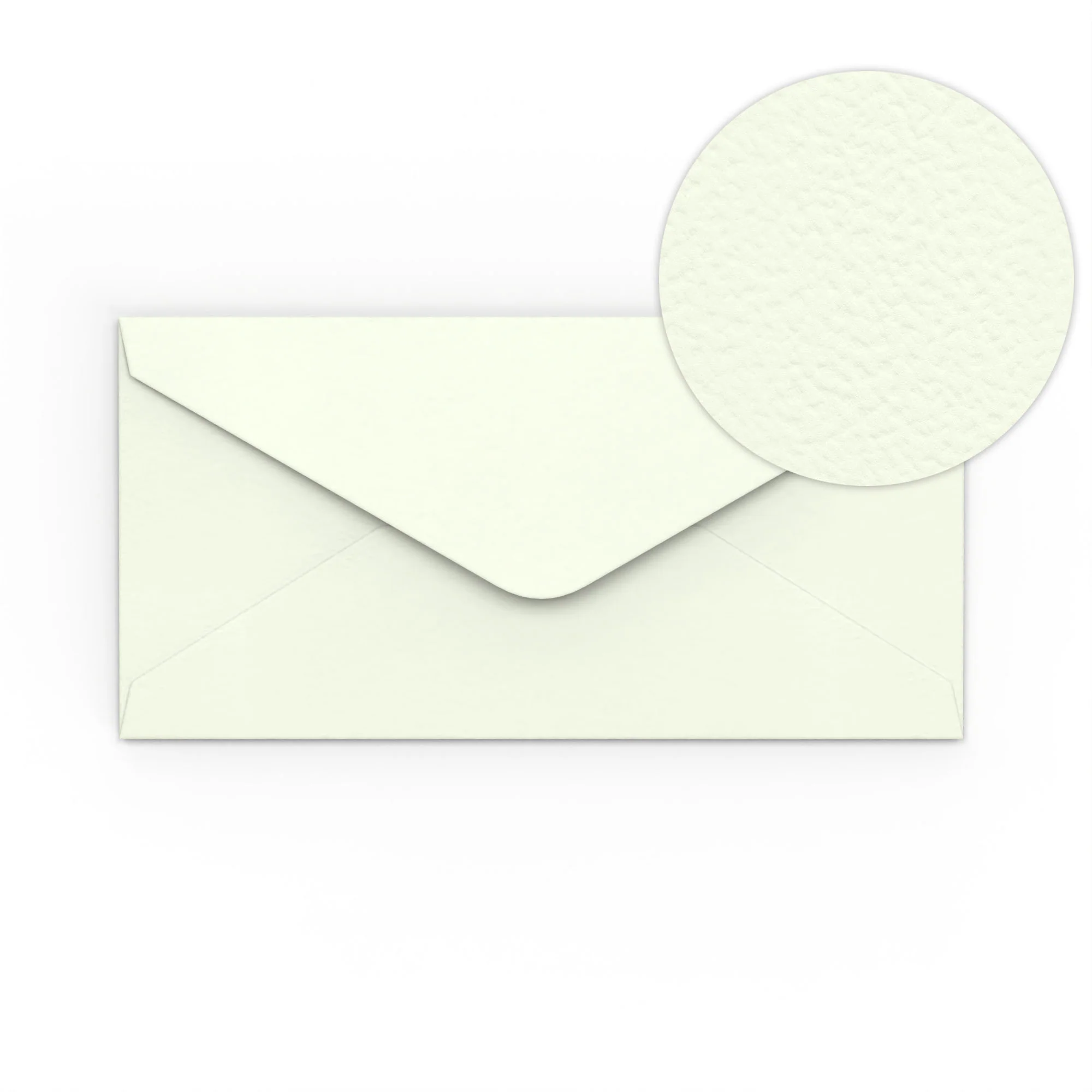 Melkwitte gehamerde papieren enveloppen - Image 7