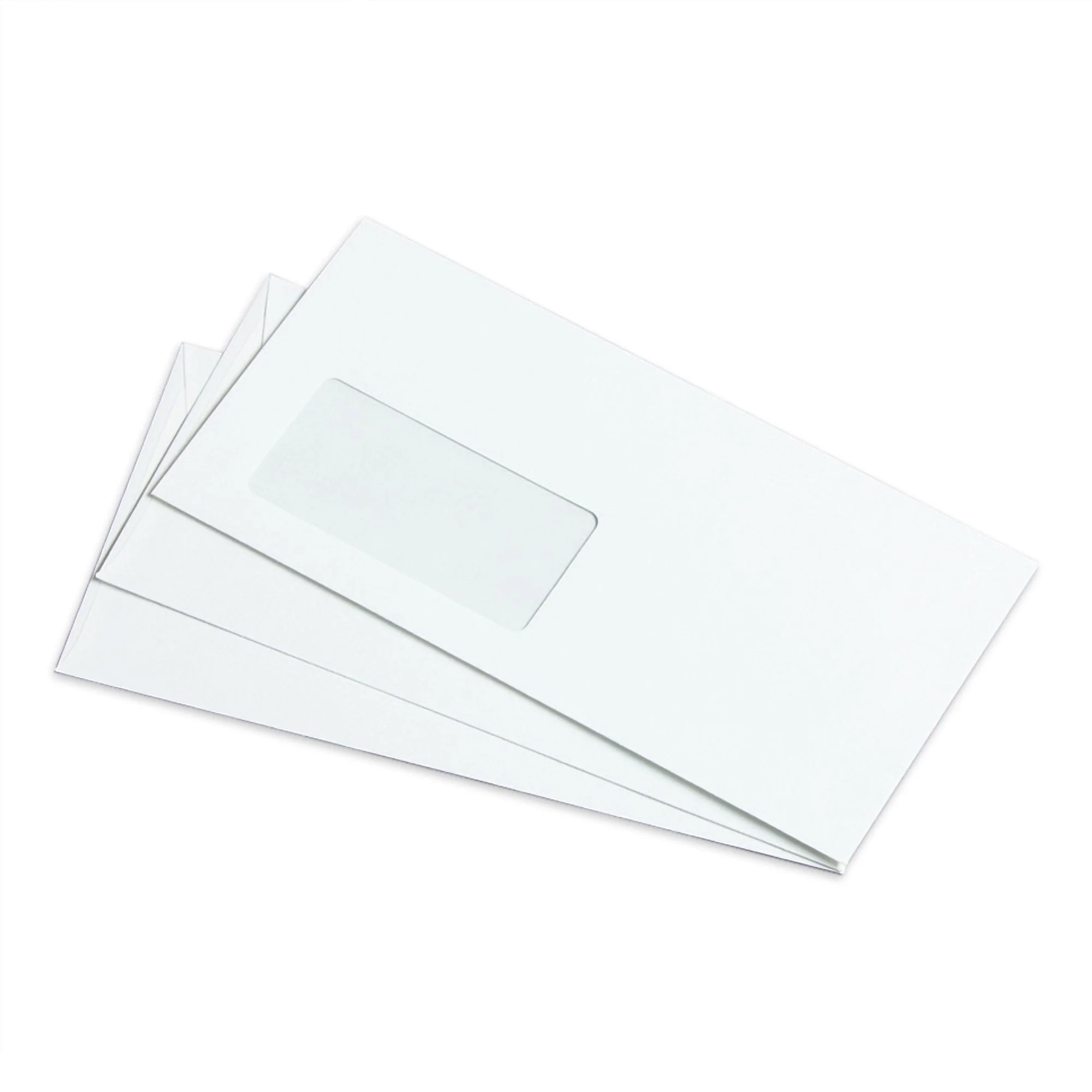 Opaline vensterenvelop 110×220 mm (DL) – Verpakking van 100 stuks