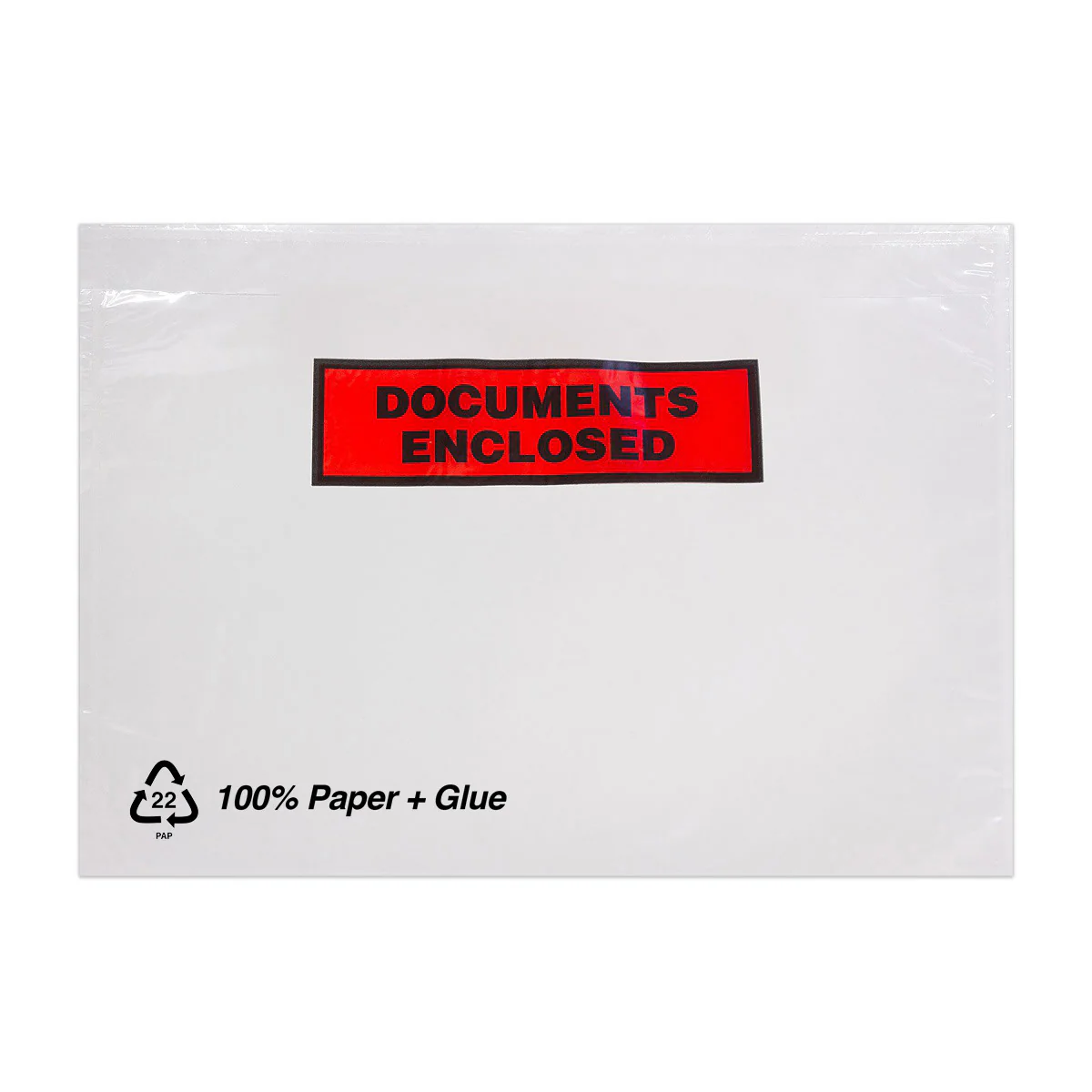 Papieren transparant documentenhoesje - geprint - Image 2