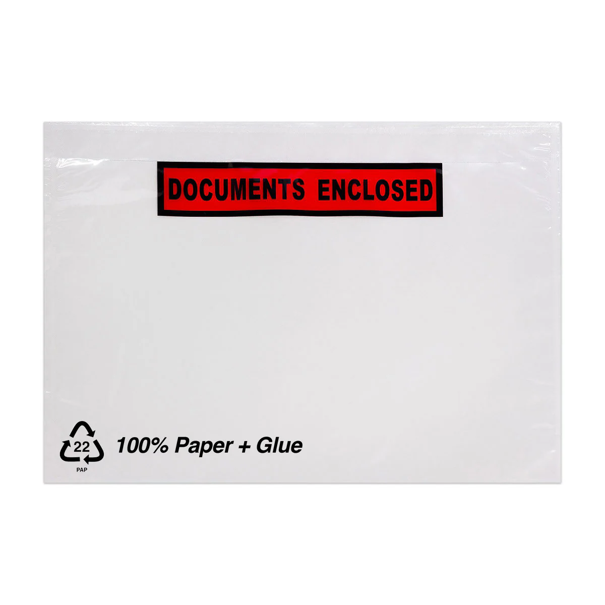 Papieren transparant documentenhoesje - geprint - Image 3