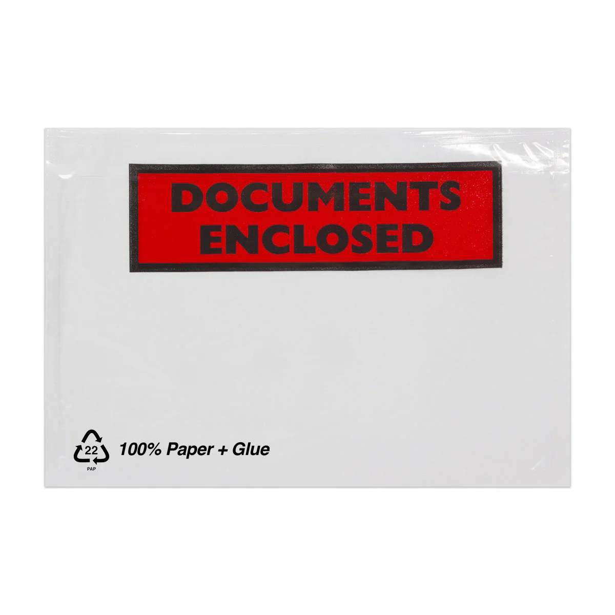 Papieren transparant documentenhoesje - geprint - Image 4