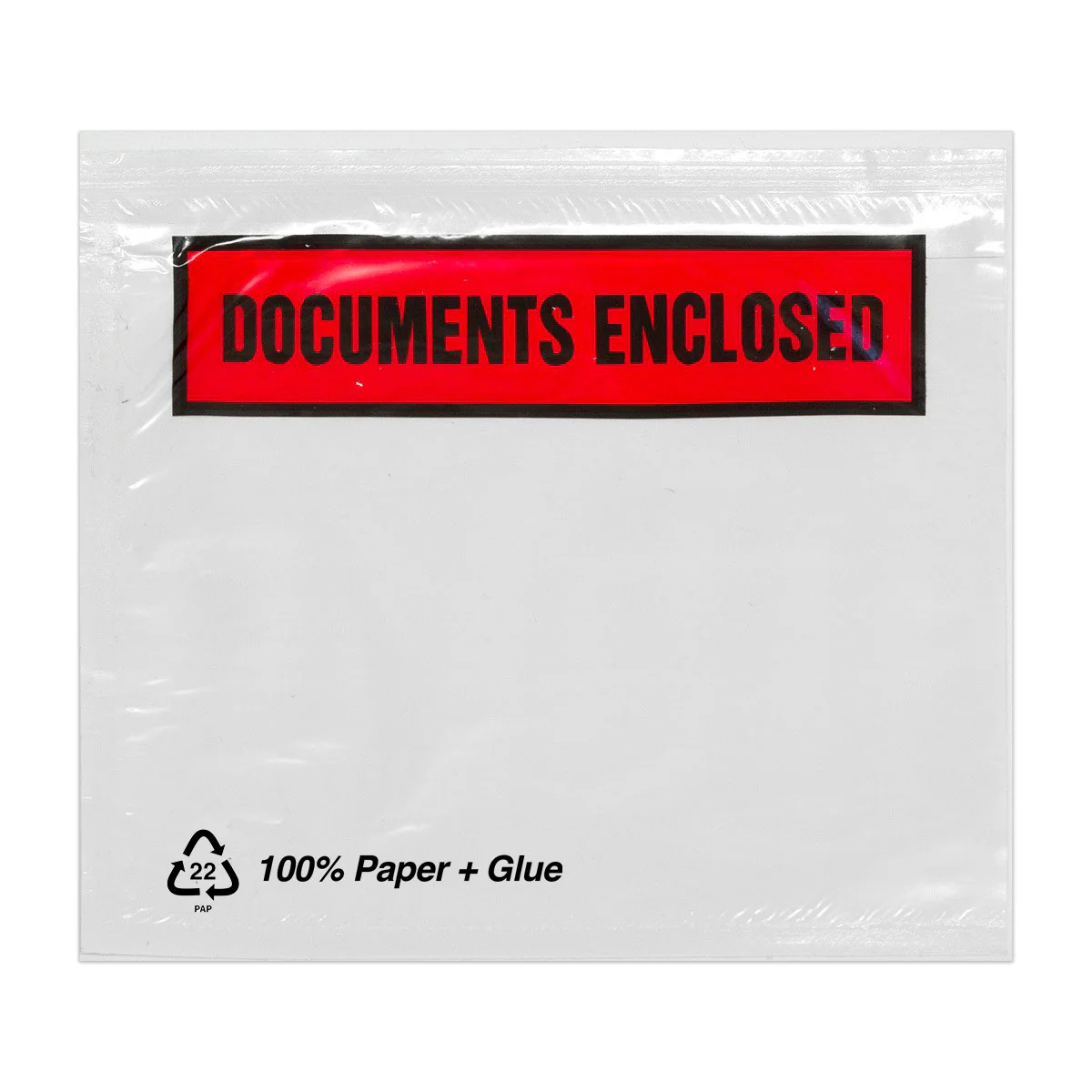 Papieren transparant documentenhoesje - geprint - Image 5