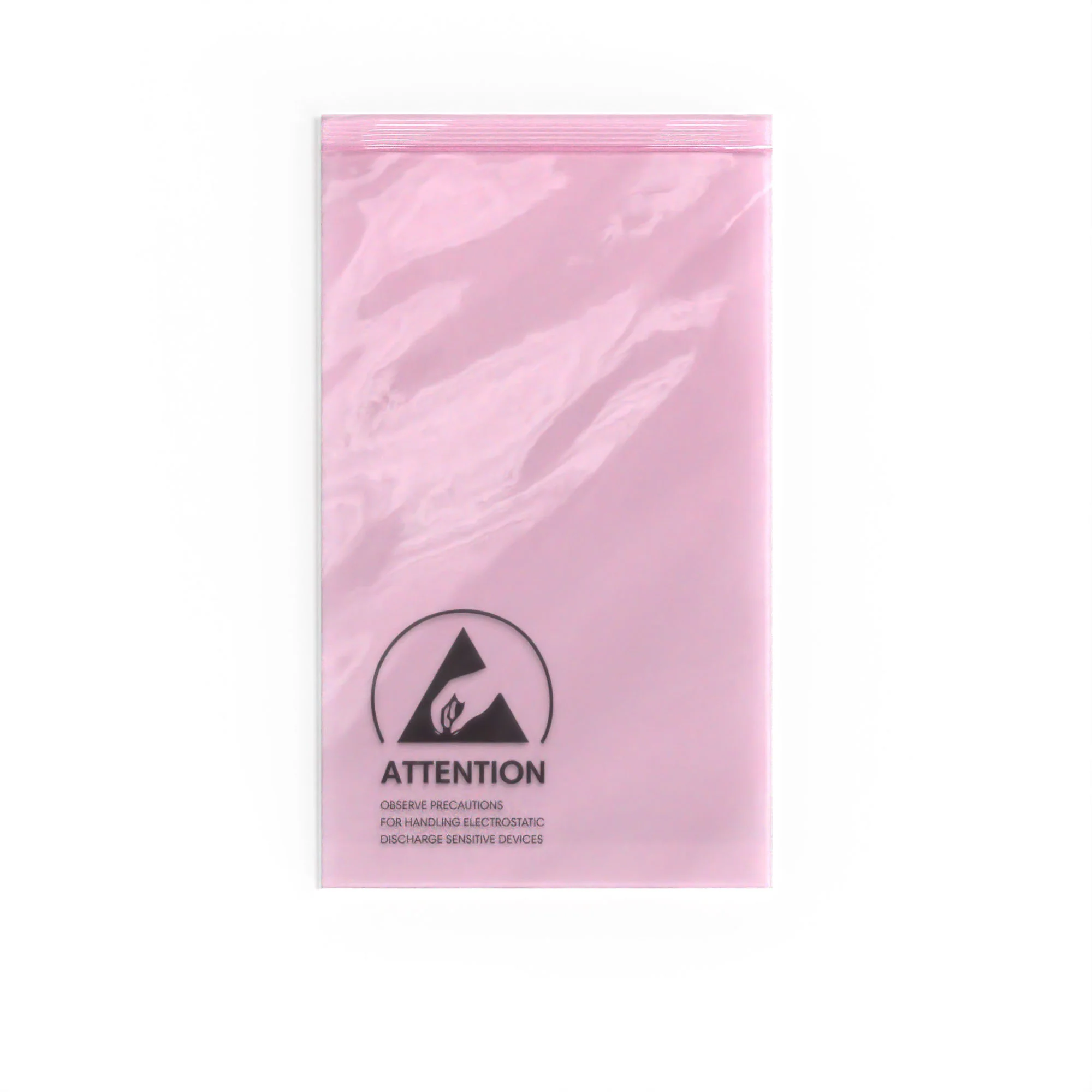 Roze antistatische zakken (ESD) met gripsluiting - Image 2