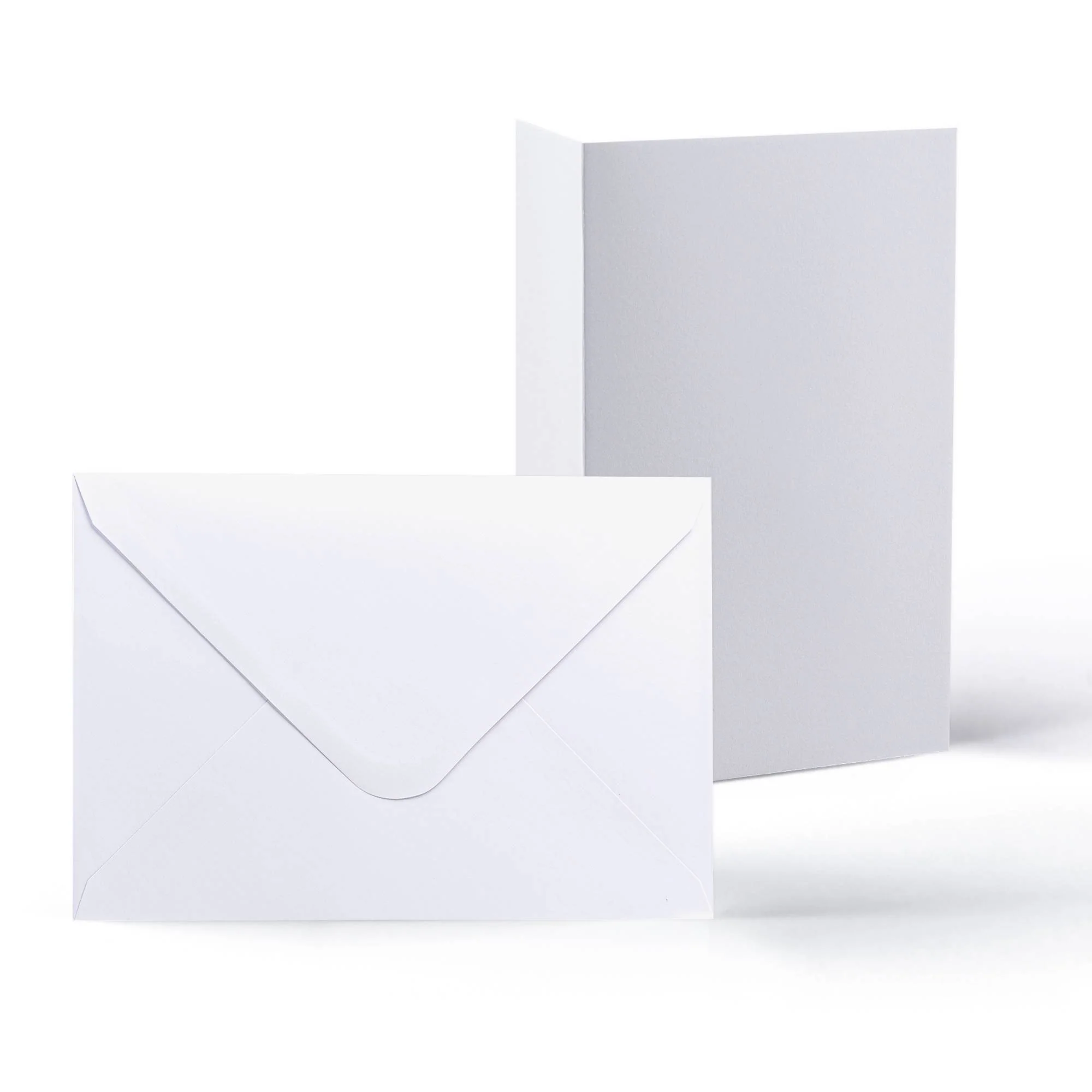 Set witte gladde kaarten en enveloppen – verpakking - Image 13