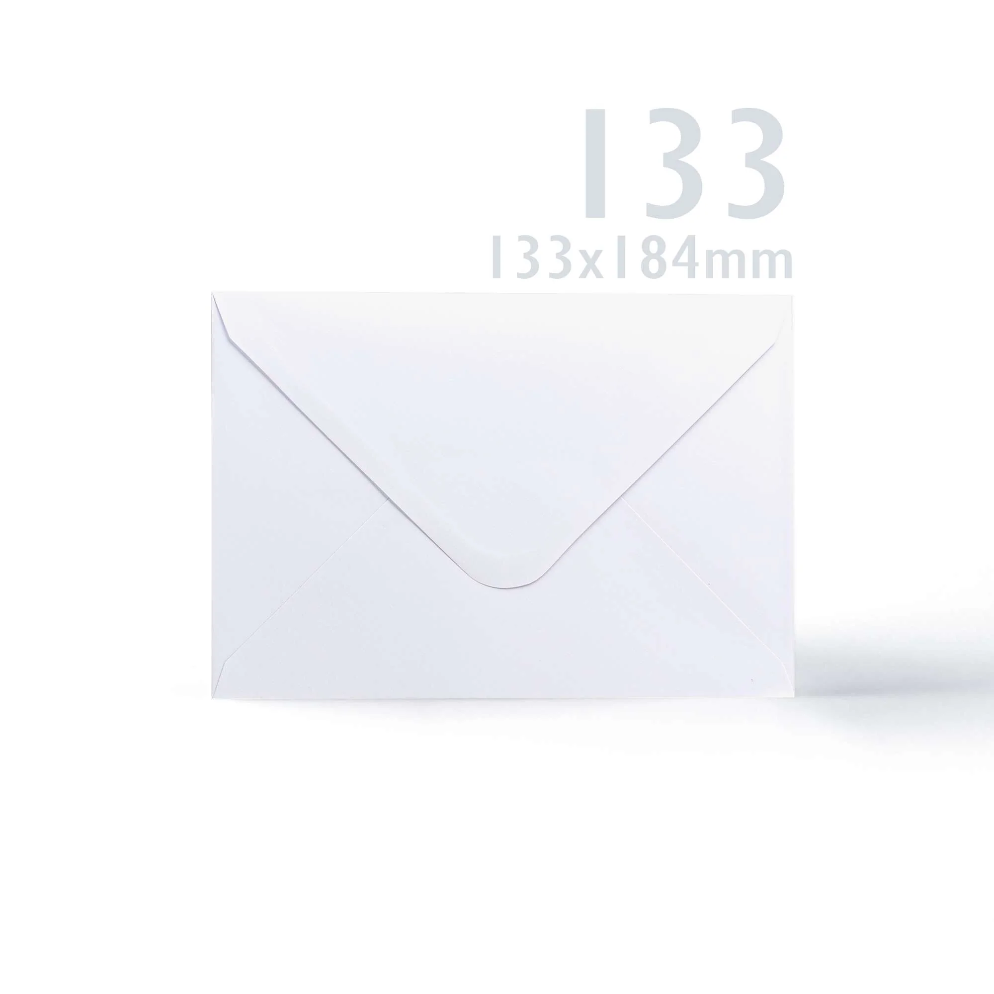 Set witte gladde kaarten en enveloppen – verpakking - Image 14