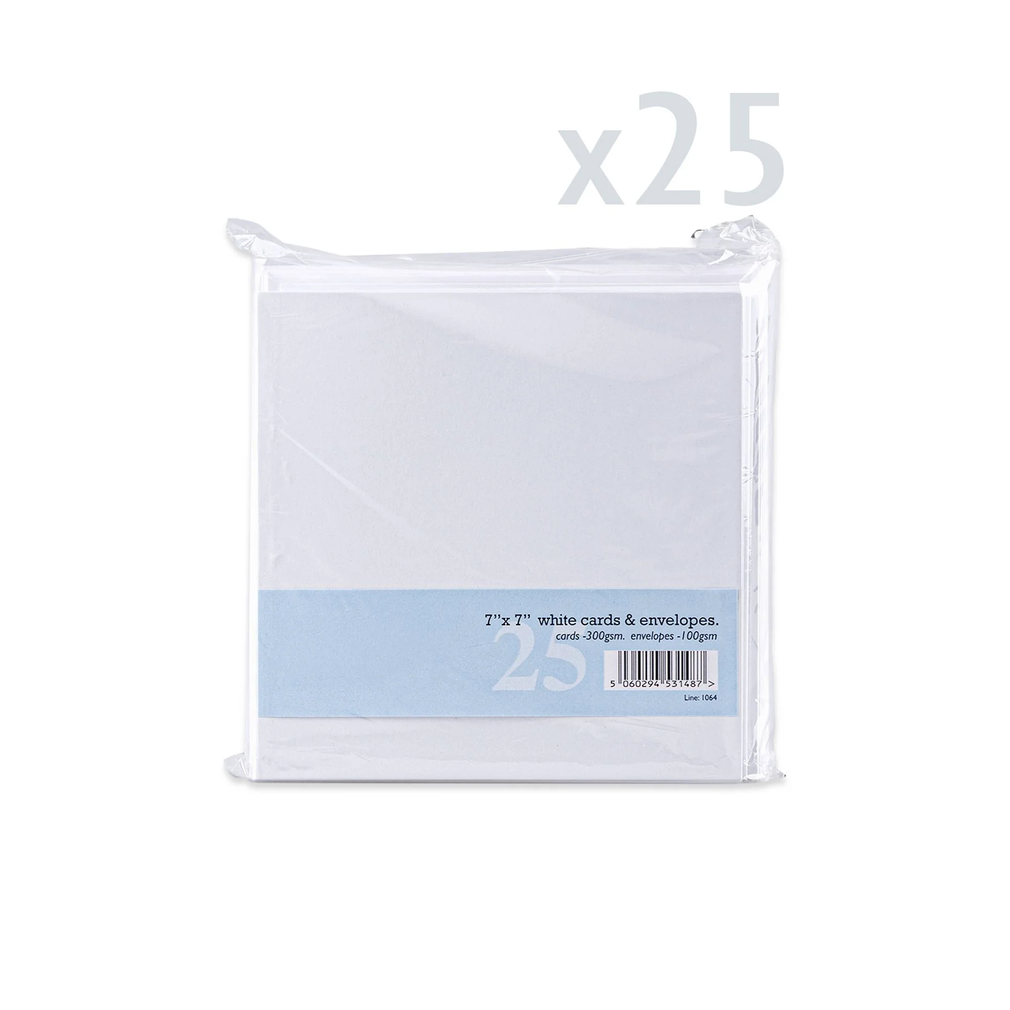 Set witte gladde kaarten en enveloppen – verpakking - Image 28