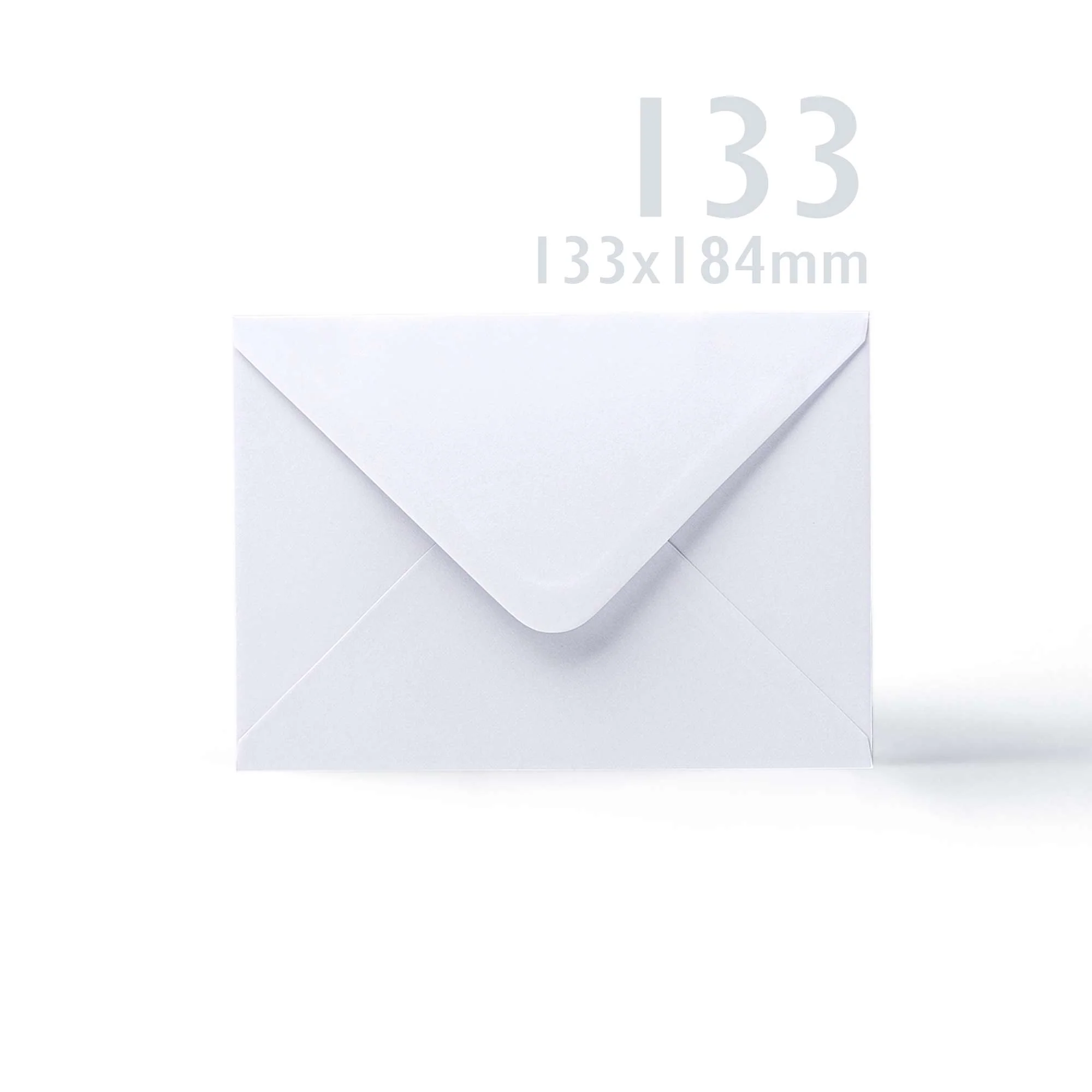 Set witte gladde kaarten en enveloppen – verpakking - Image 30
