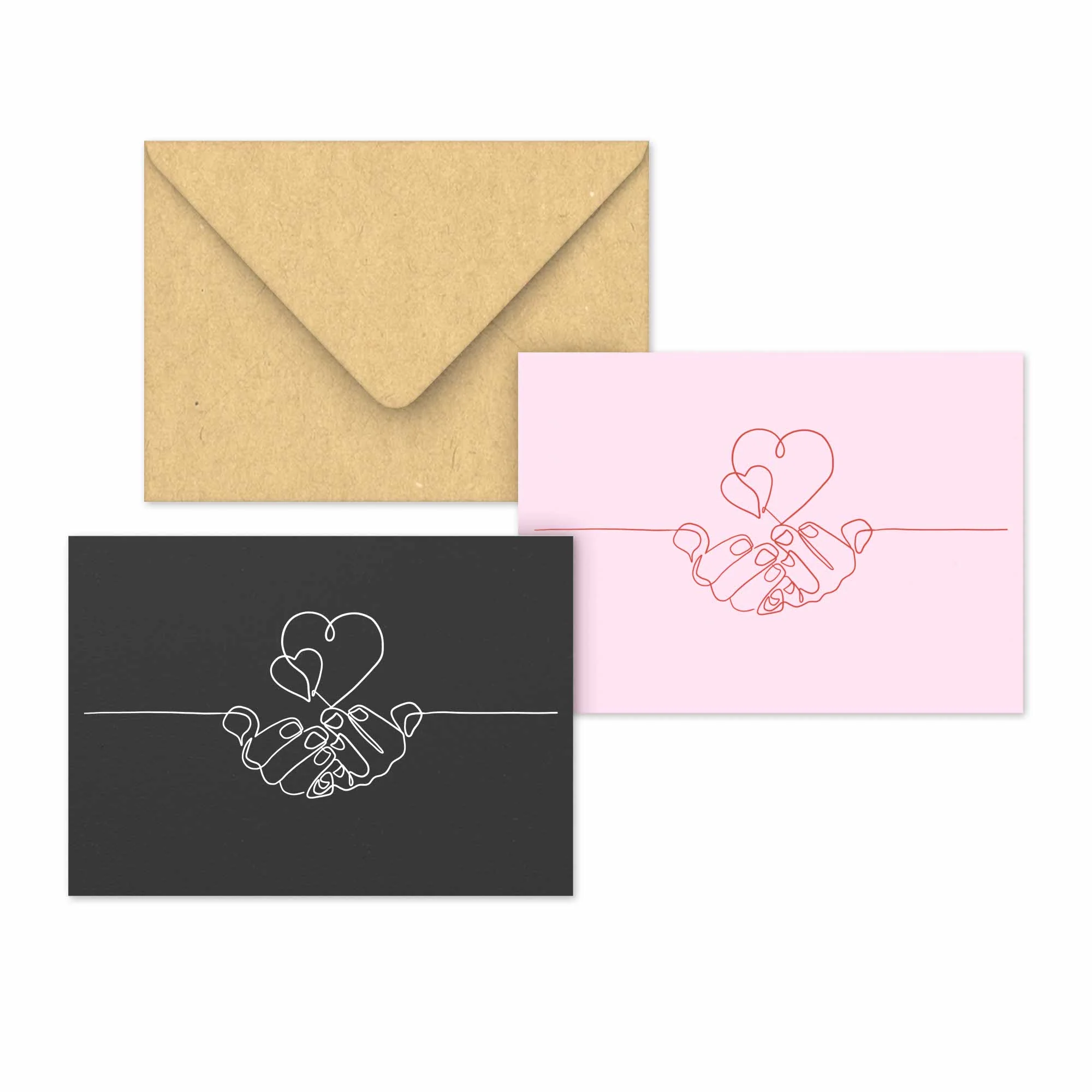 Valentijsdag enveloppen ”Liefde delen”