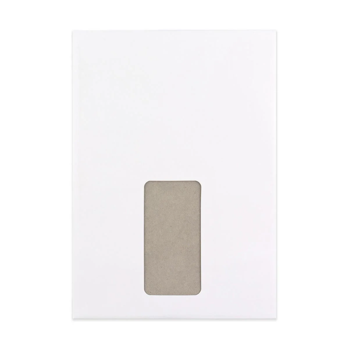 Witte Bordrug Envelop - Venster 229x162 mm (C5)
