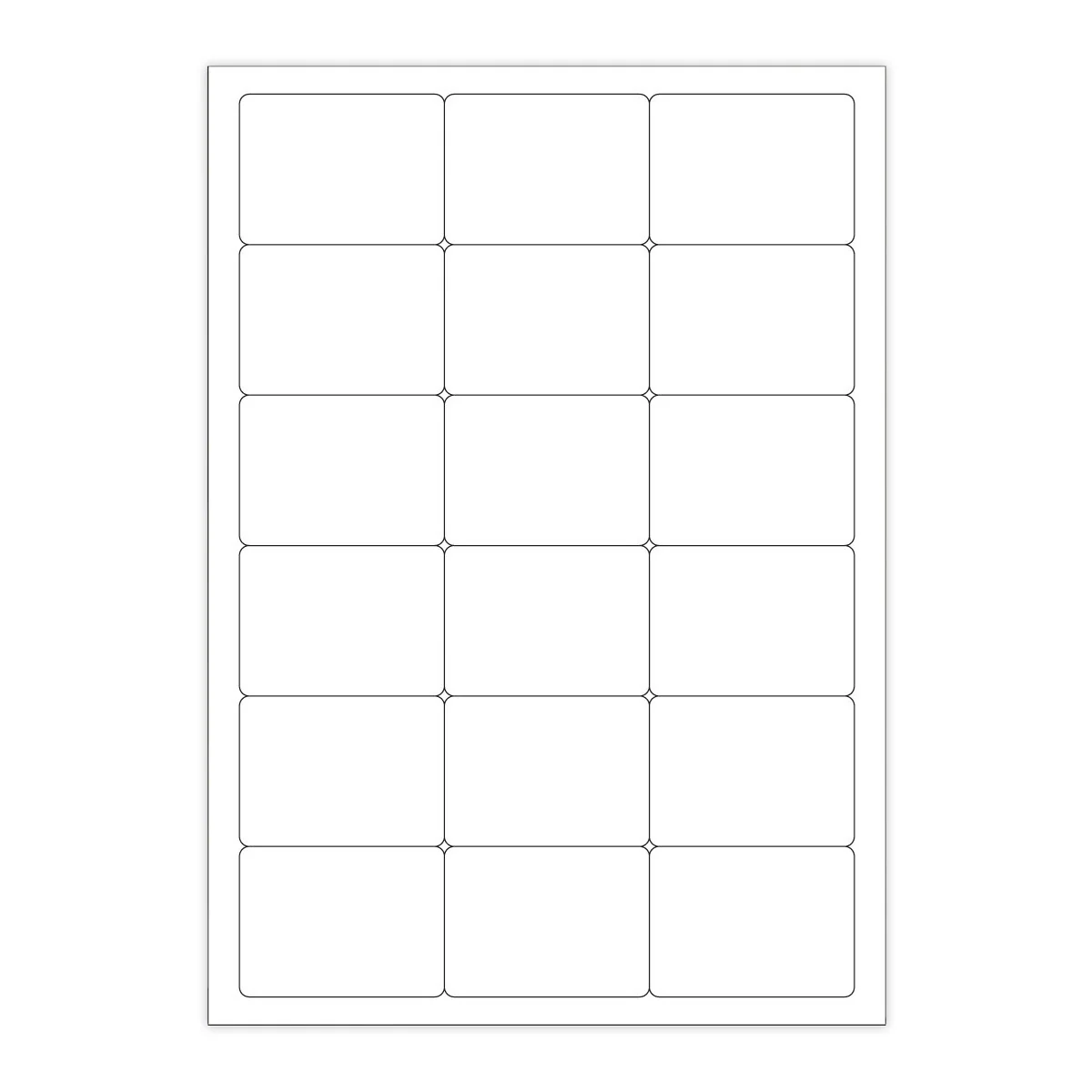 Witte klevende labels - Image 4