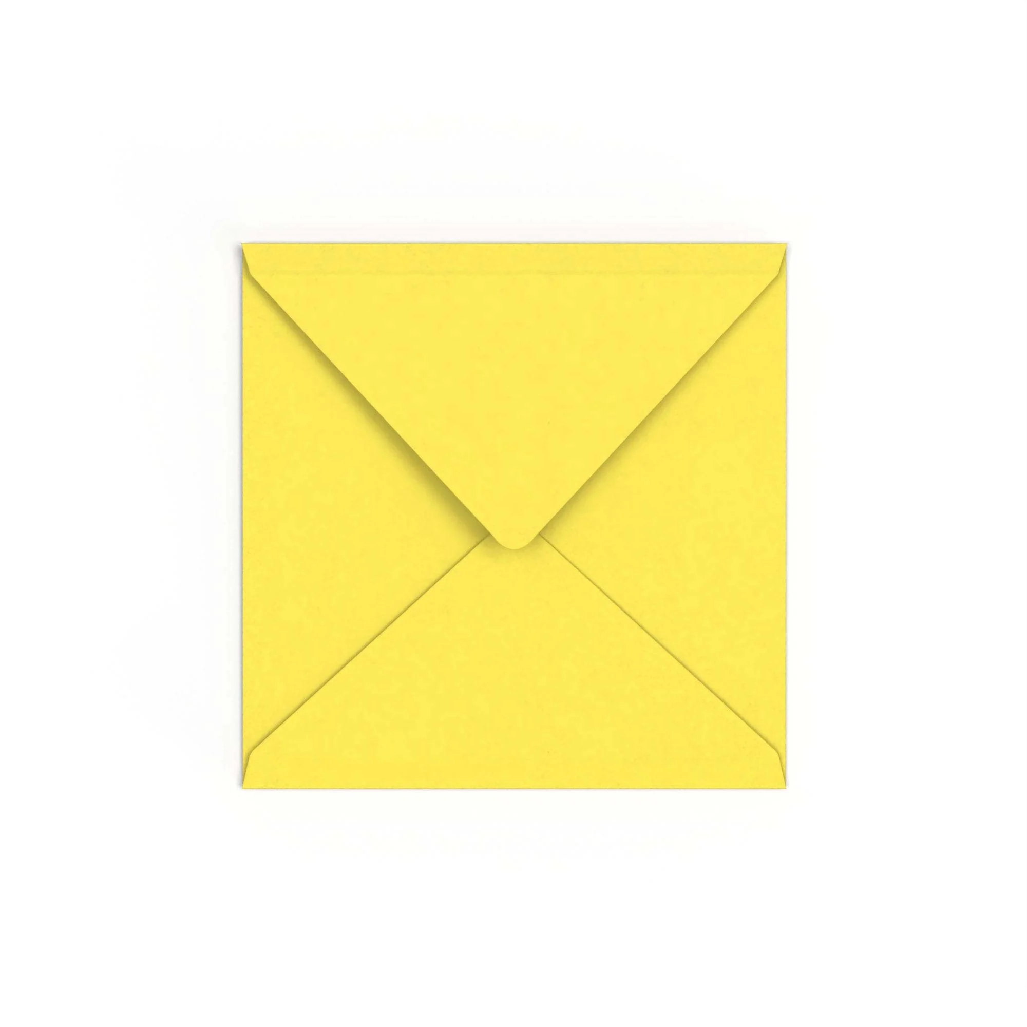 Zonnebloem gele envelop 155x155 mm
