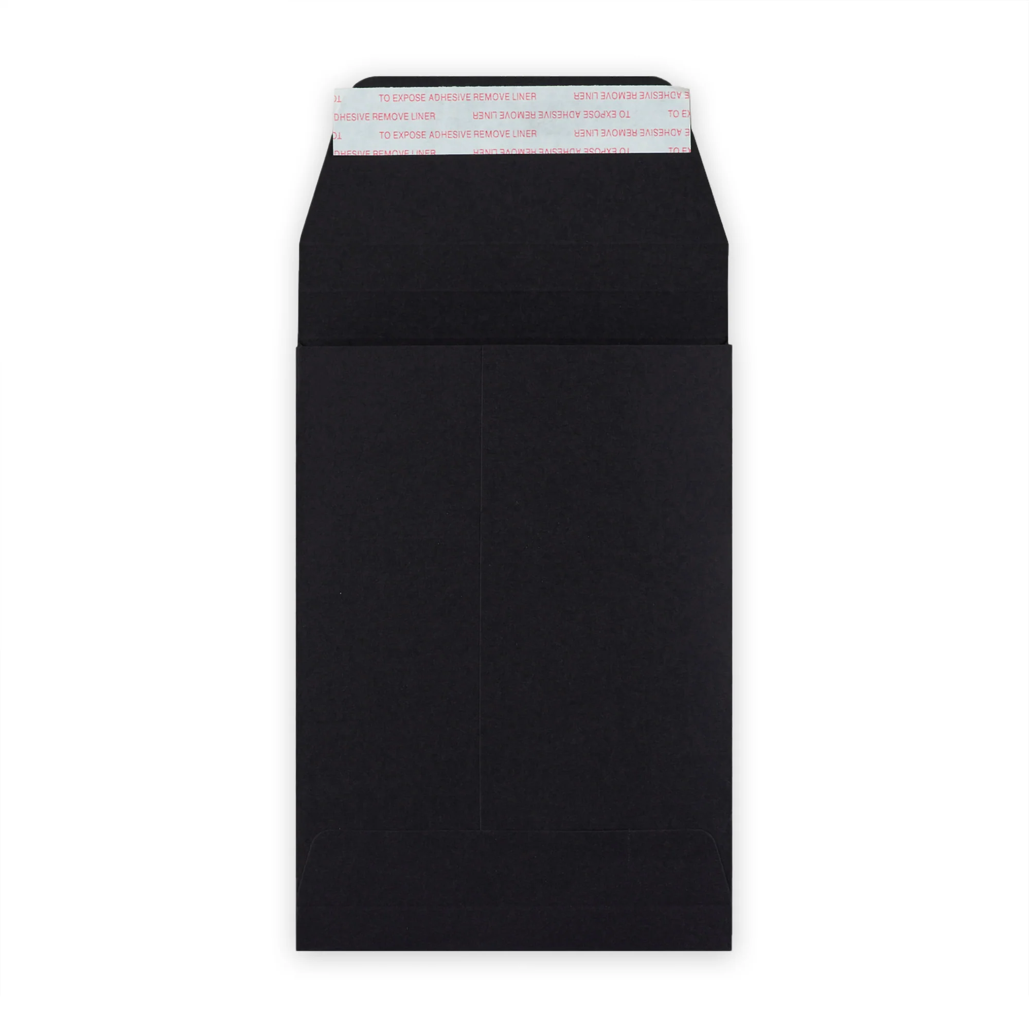 Zwart harmonica-envelop 162x114x25 mm (C6)